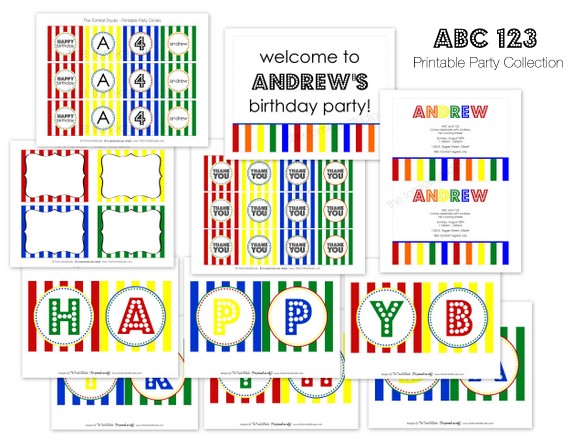 Sesame Street Birthday Party Printables