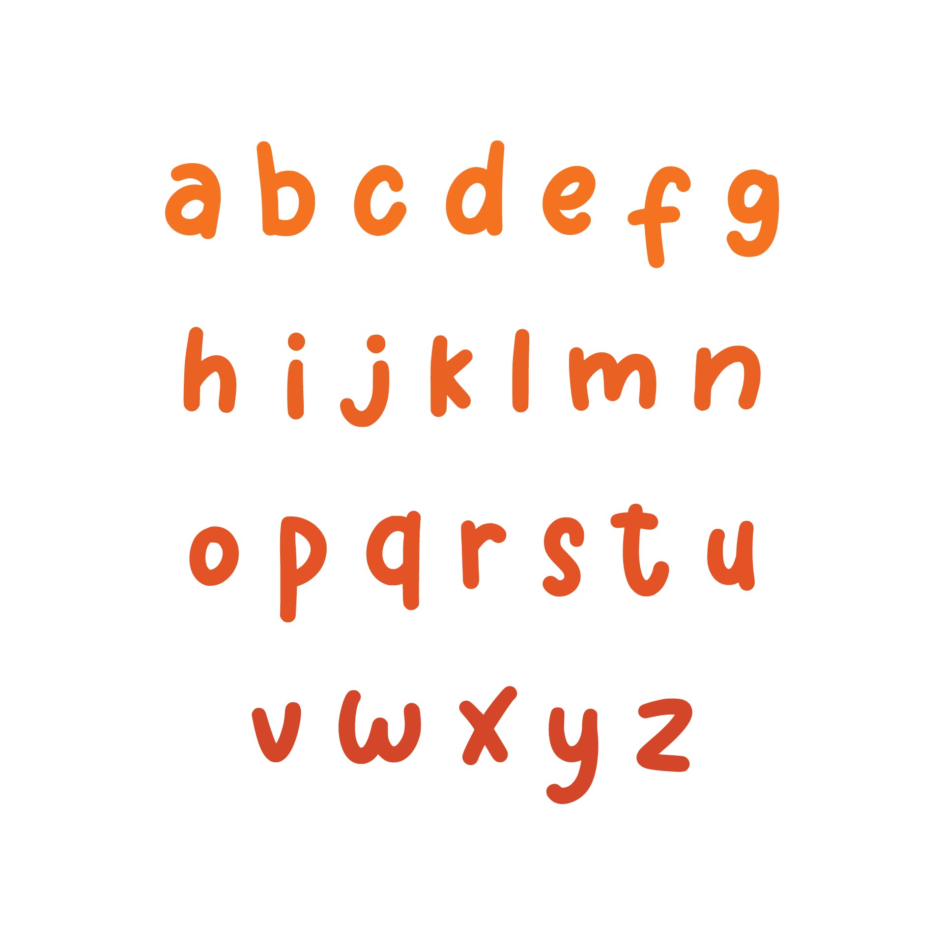 Small Printable Alphabet Letters