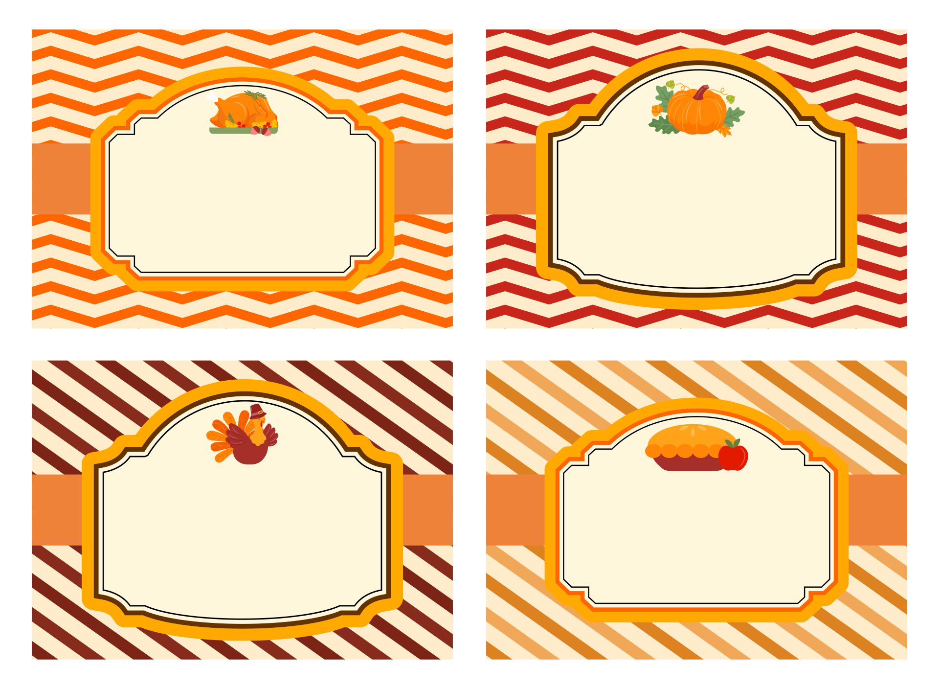 6 Best Free Printable Thanksgiving Labels Printablee
