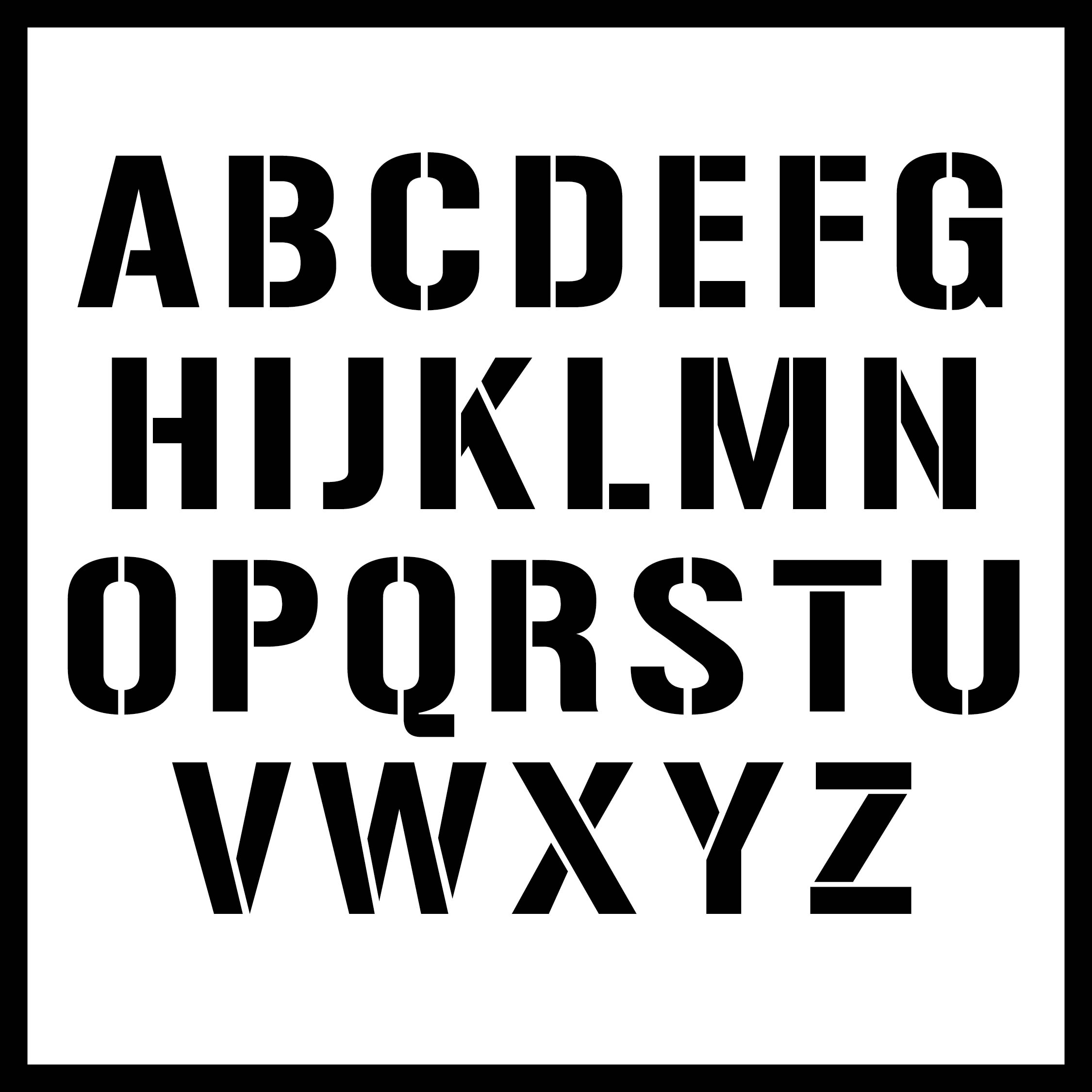Best Large Font Printable Letters Printableecom Printable Alphabet
