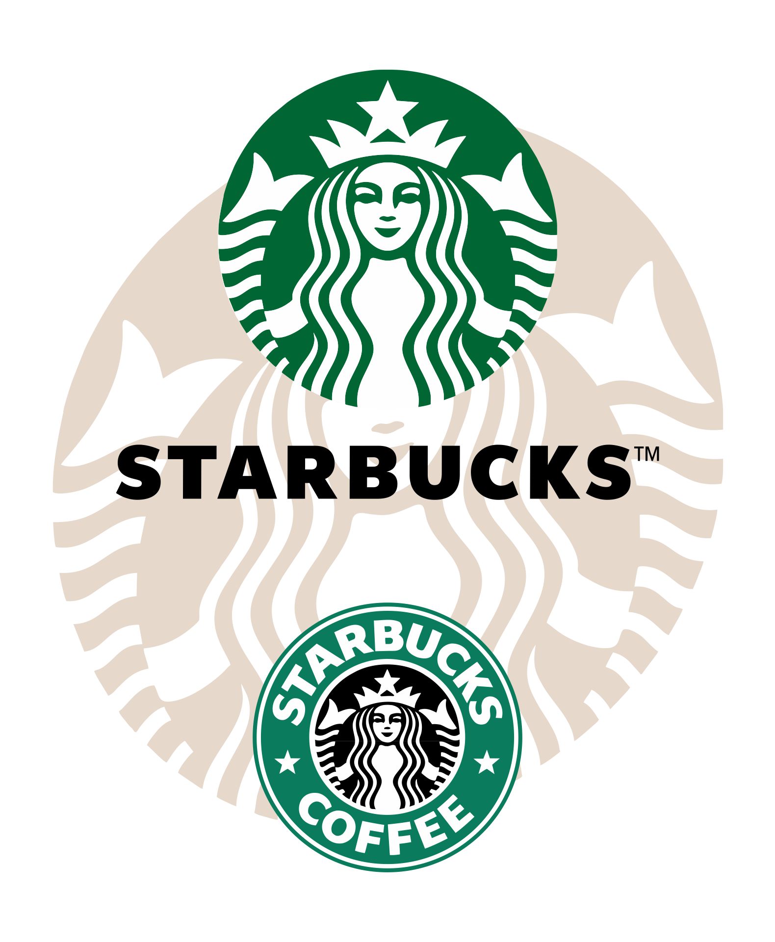 Starbucks logo measurements