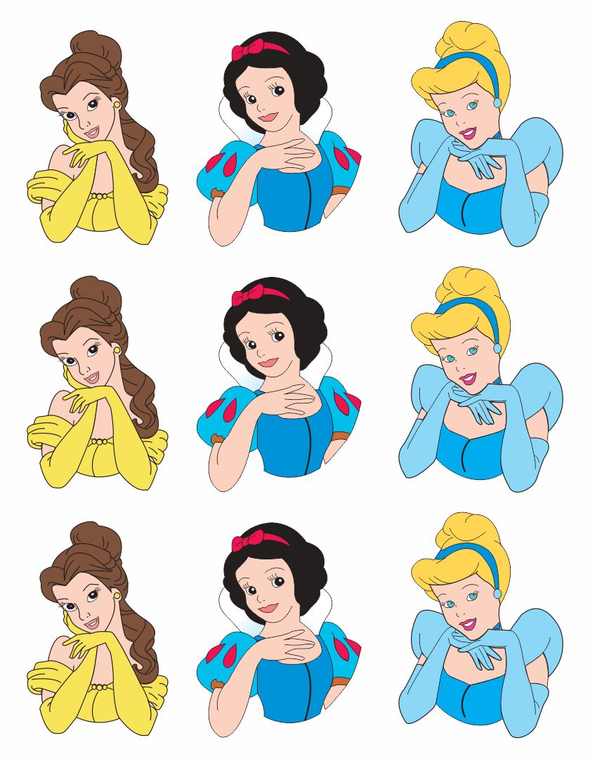 Download 6 Best Disney Princess Cupcake Toppers Free Printables Printablee Com