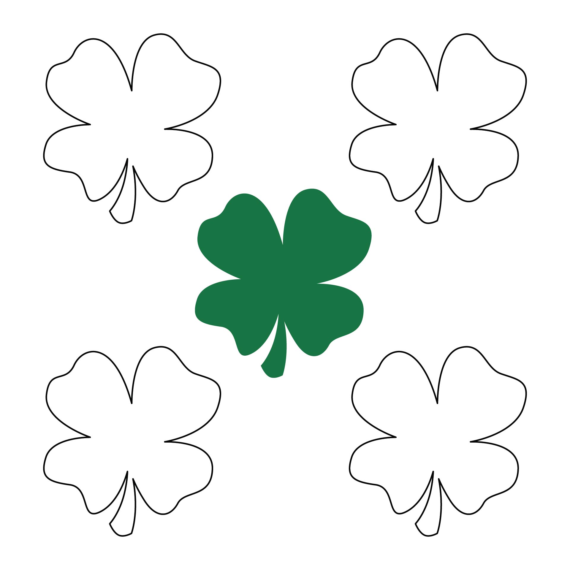 10 Best Free Printable Shamrock Template PDF For Free At Printablee