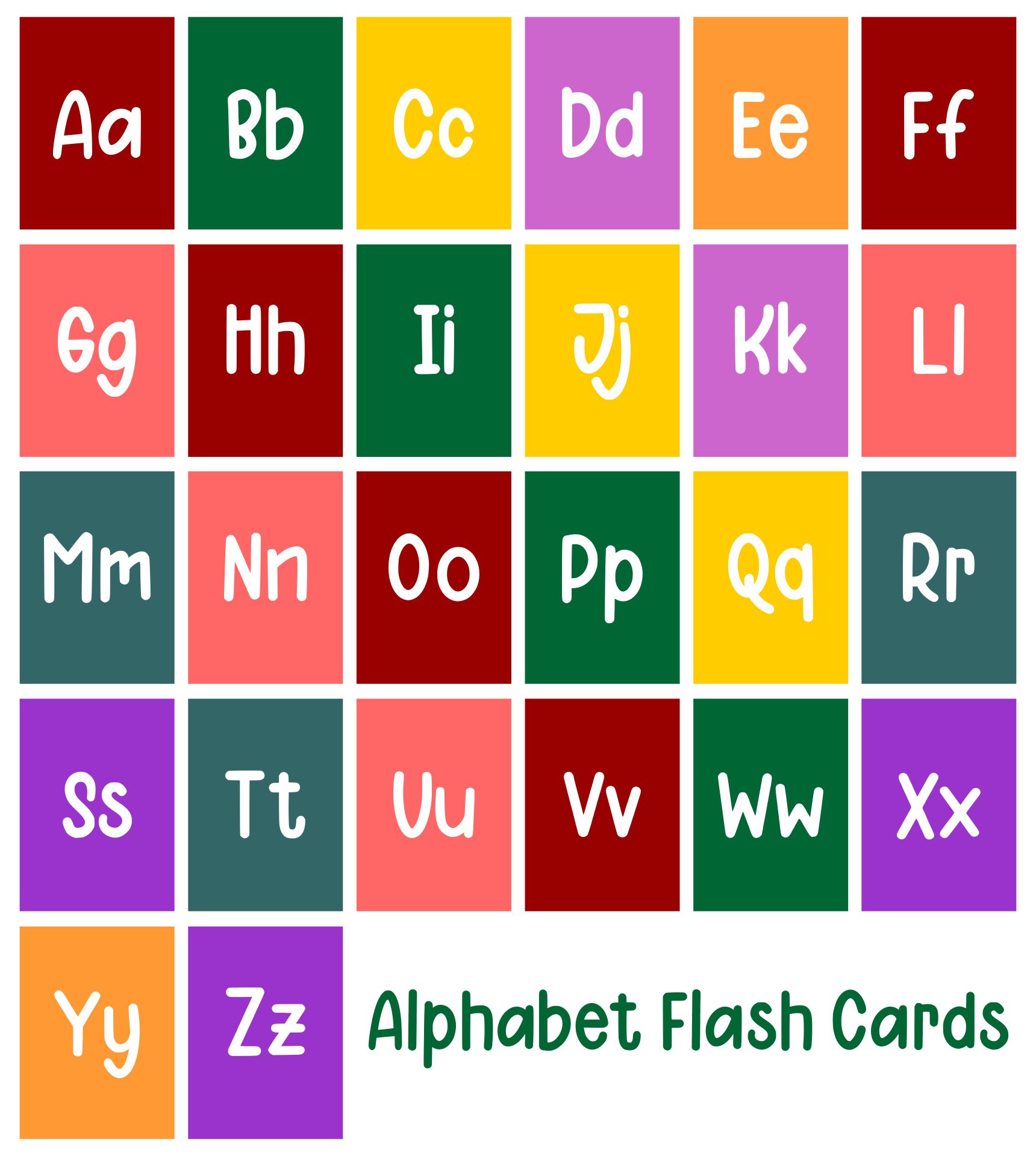 Free Printable Abc Flash Cards - Templates Printable Download