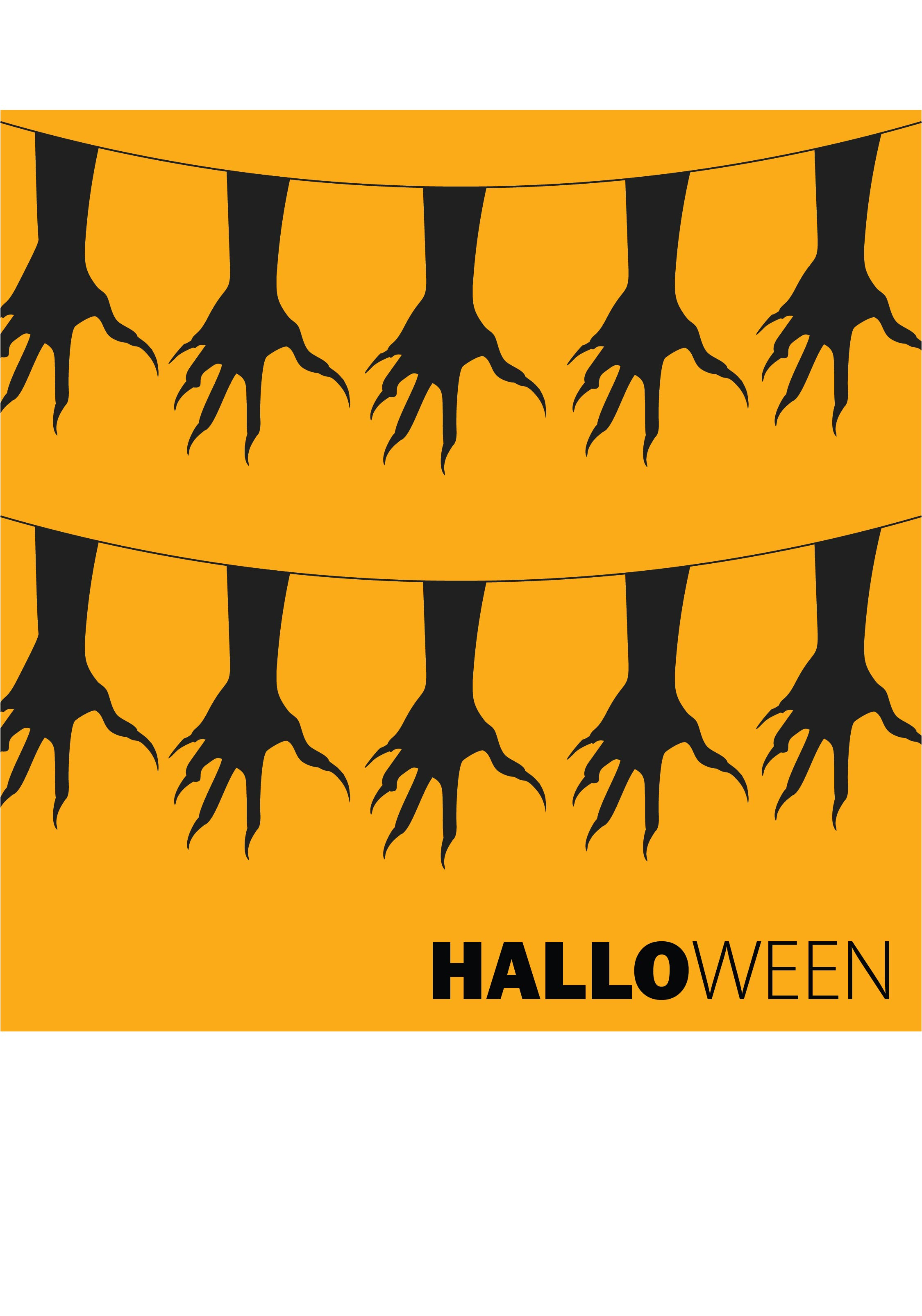 Halloween Banner Printable