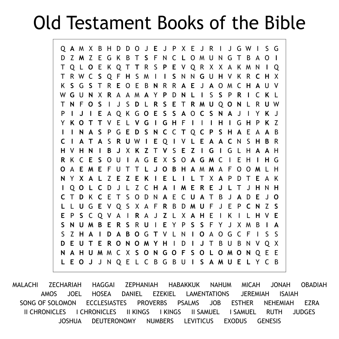 Free Printable Bible Word Searches