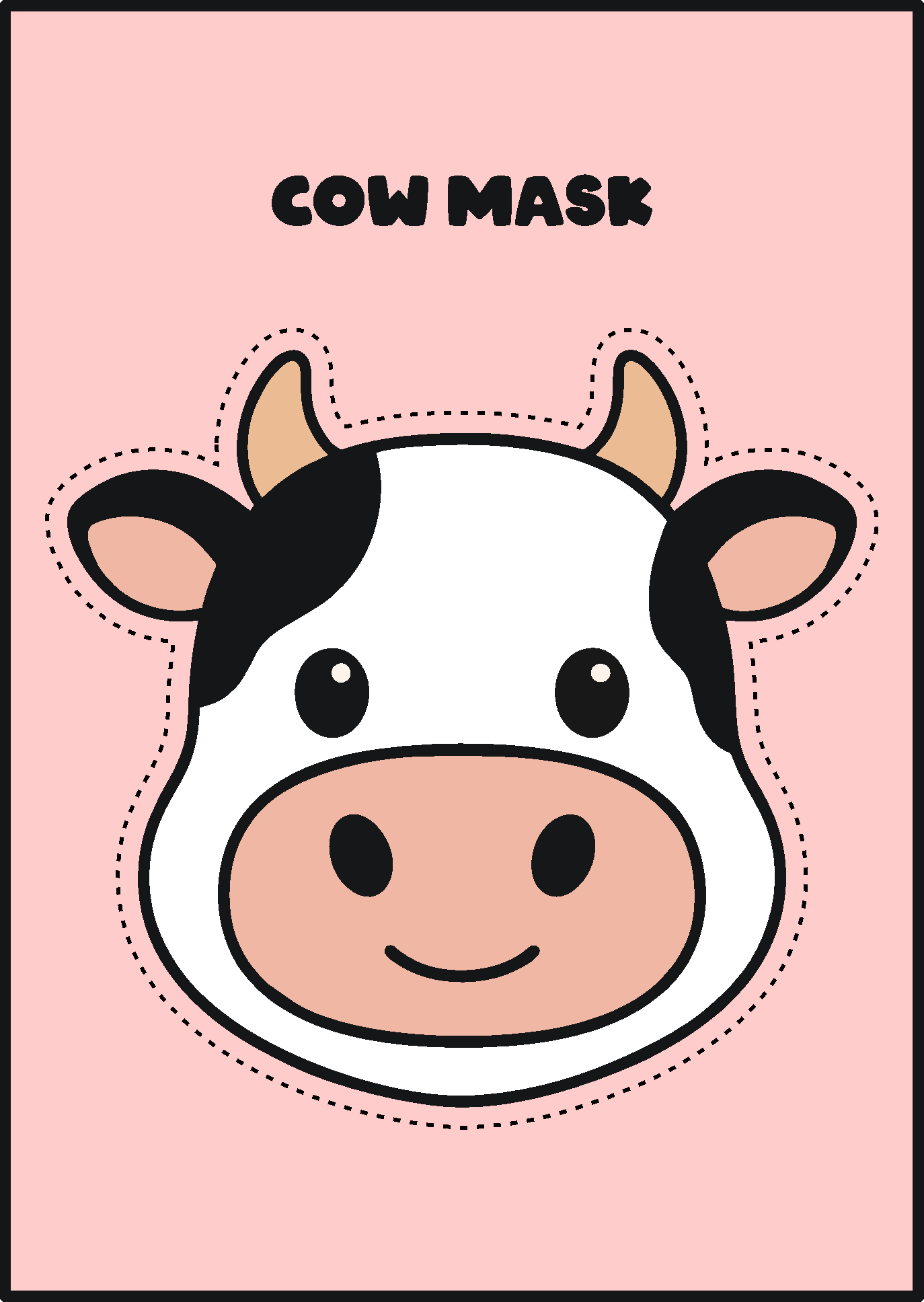 12 Best Free Printable Cow Mask PDF For Free At Printablee