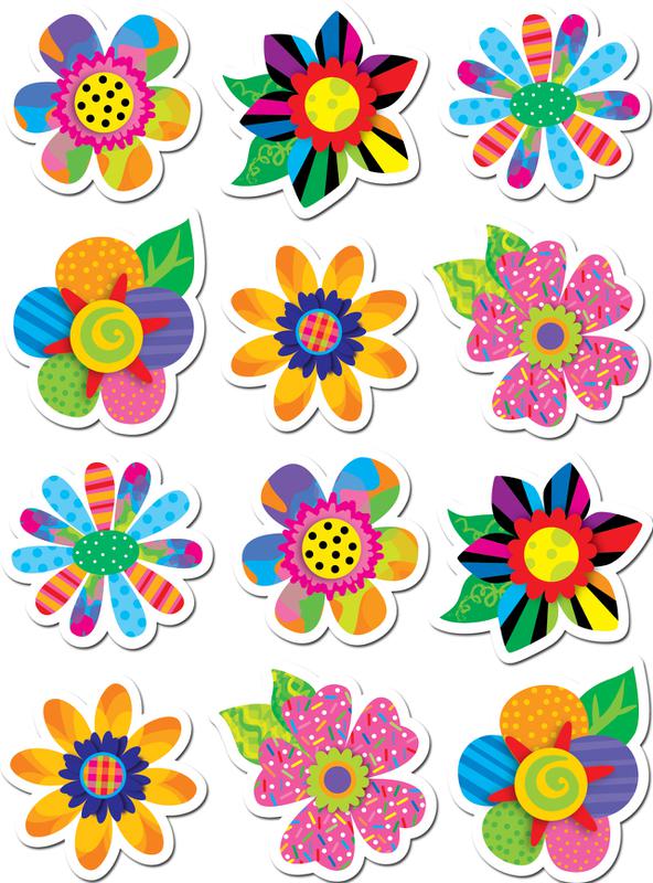 Printable Flower Stickers - Printable Word Searches