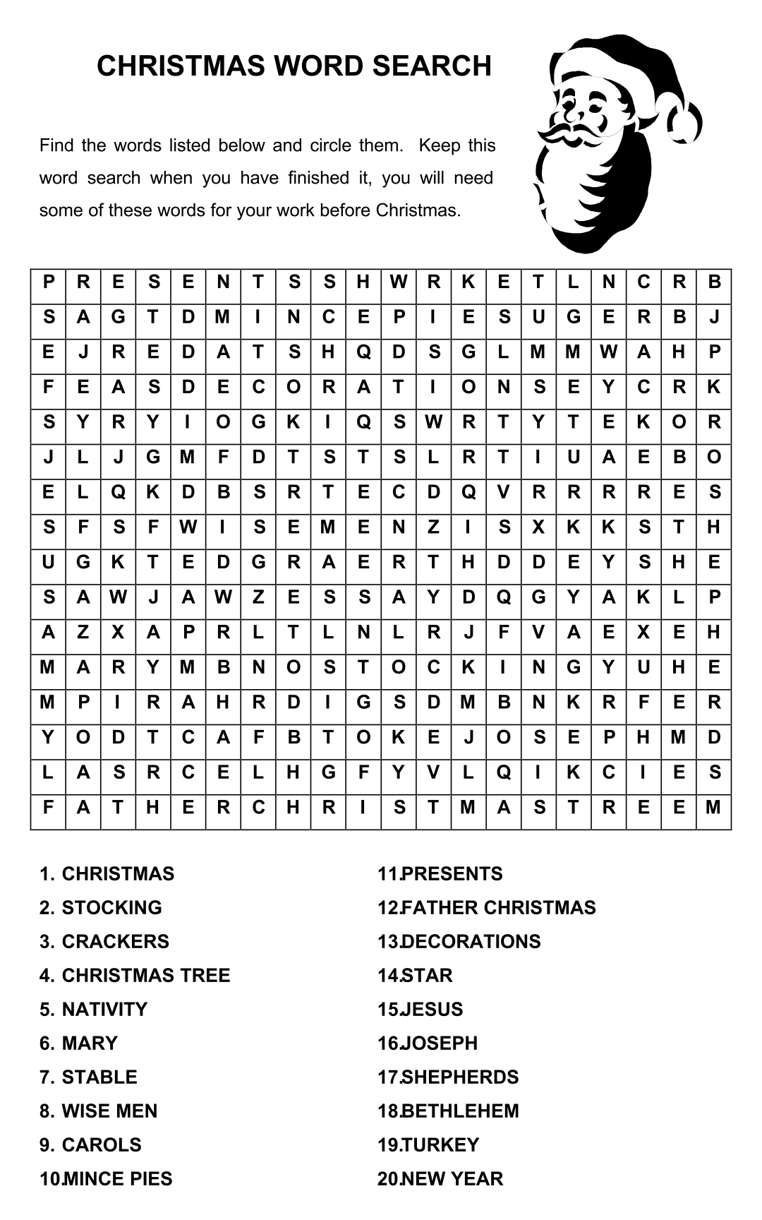 10 Best Printable Word Search Sunday School For Free At Printablee