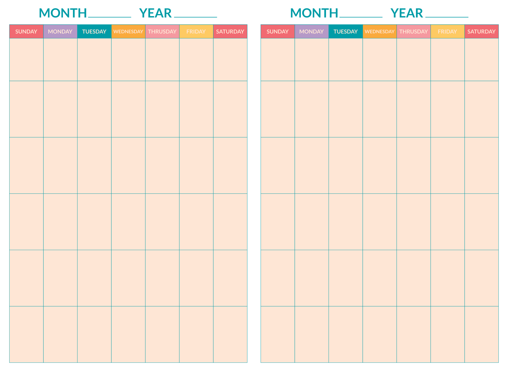 10 Best 2 Week Printable Calendar Weekly With Time PDF for Free at