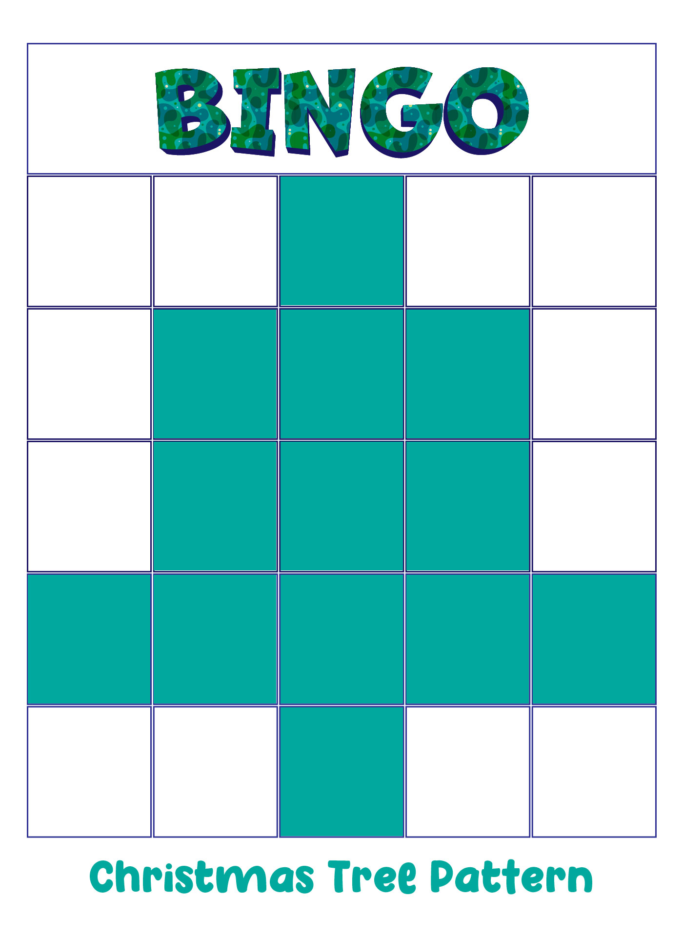 Bingo Patterns Printable