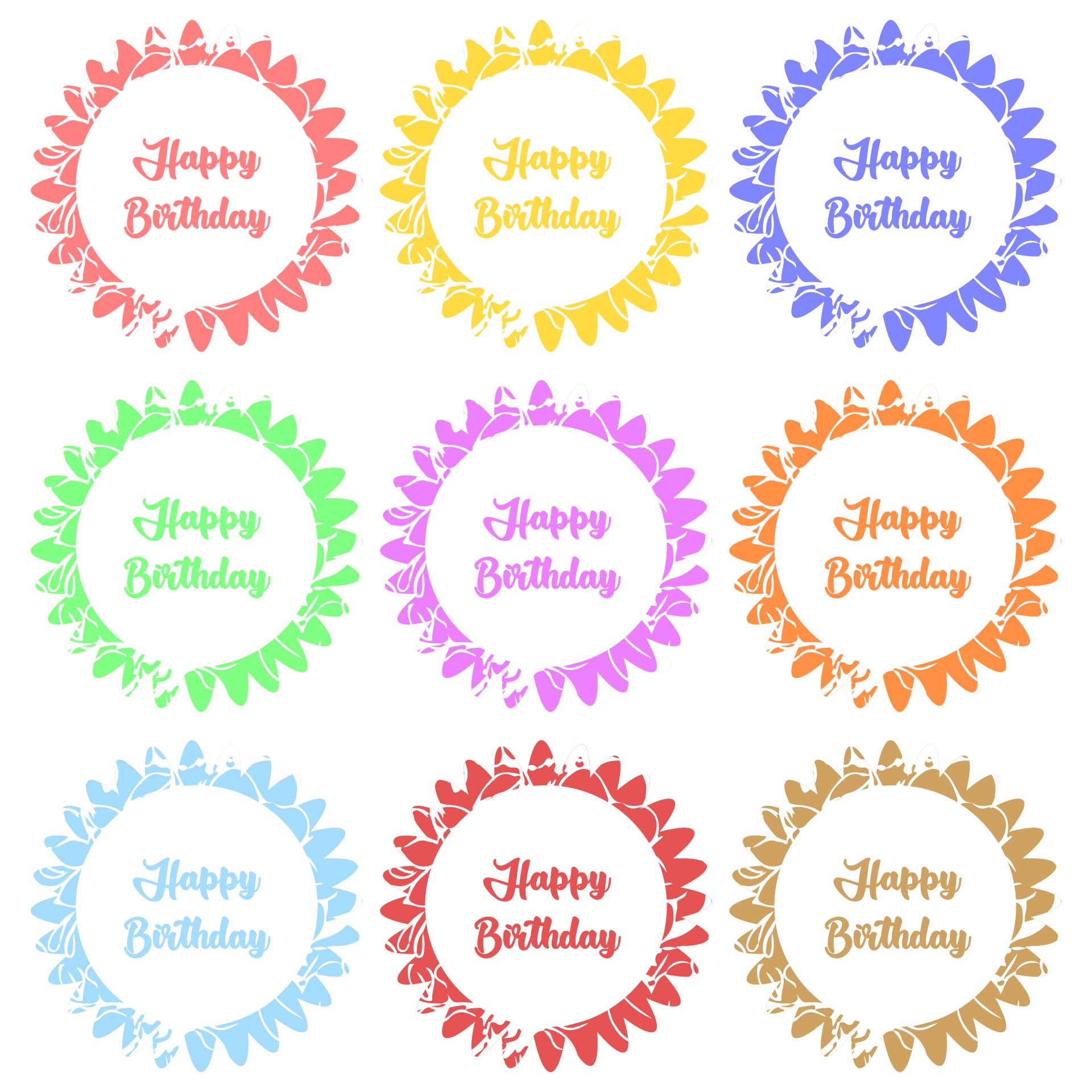 Free Birthday Cupcake Topper Printables