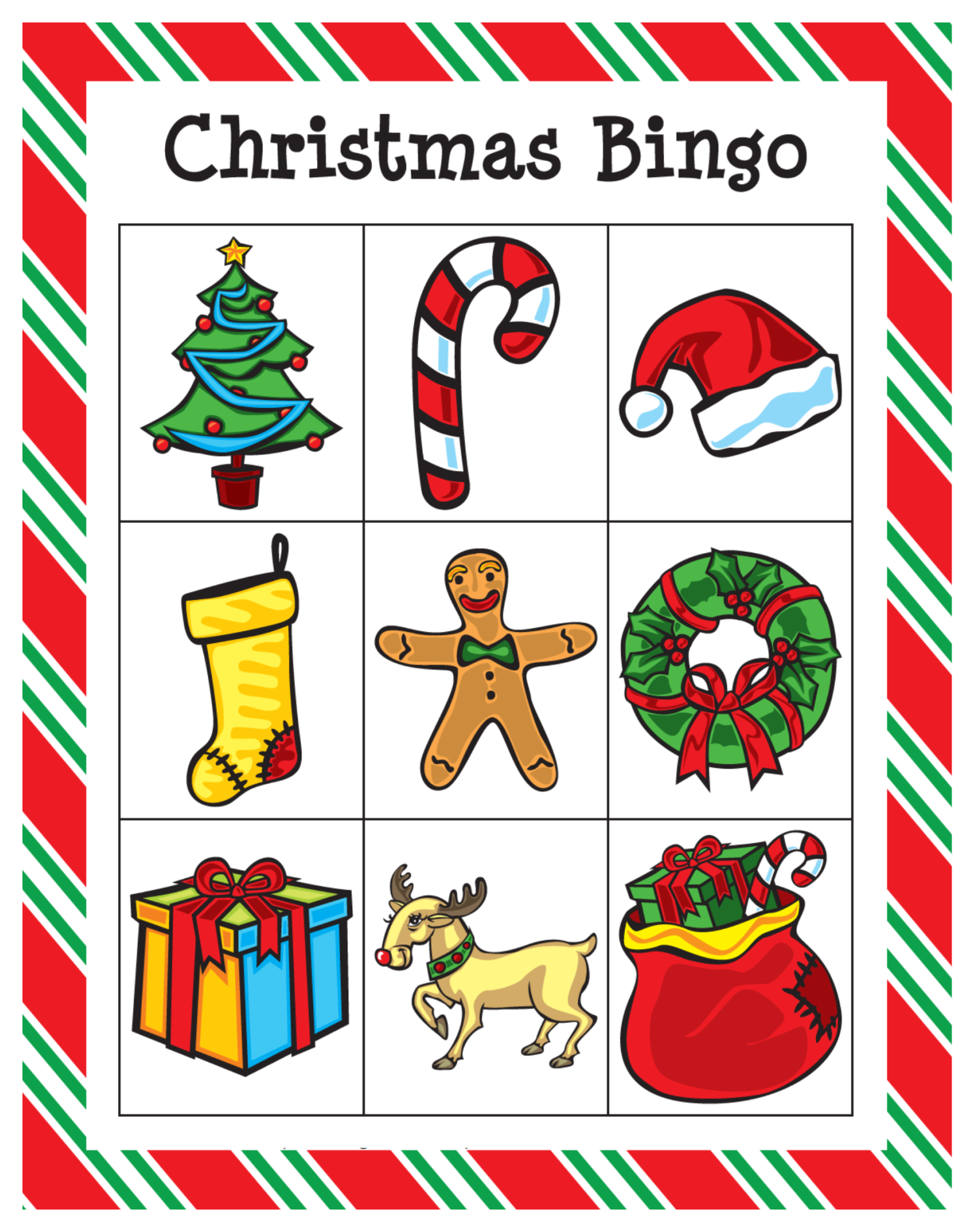 Christmas Bingo Free Printable Prntbl concejomunicipaldechinu gov co