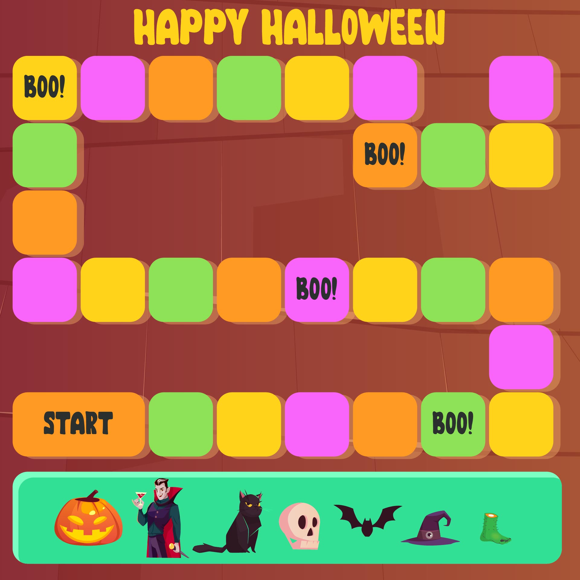 15 Best Halloween Printable Board Games PDF For Free At Printablee