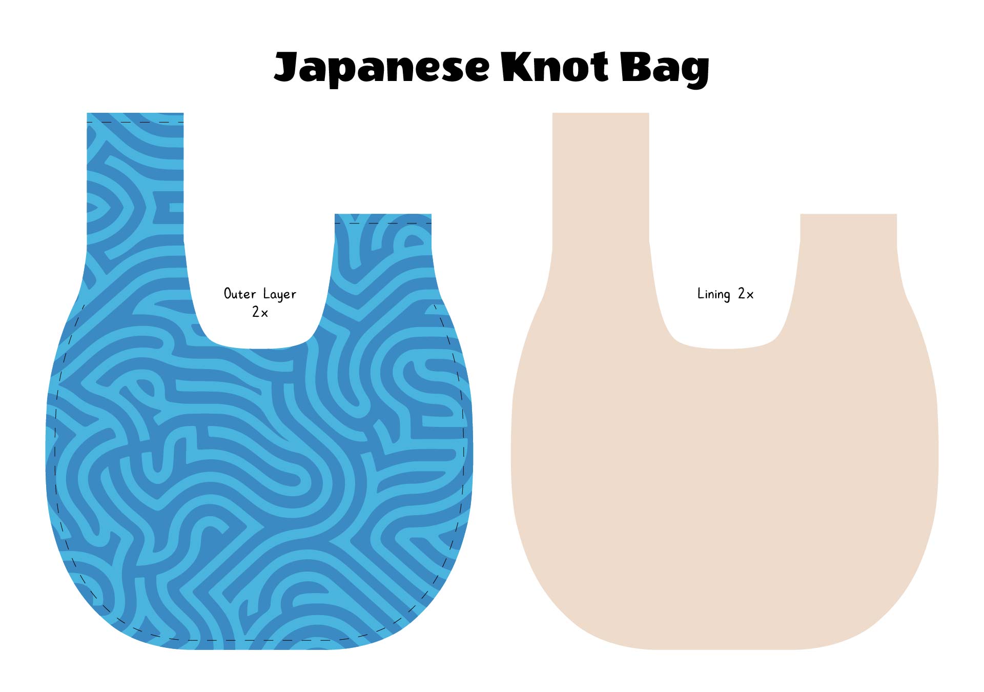 10 Best Japanese Knot Bag Free Printable Pattern PDF For Free At Printablee