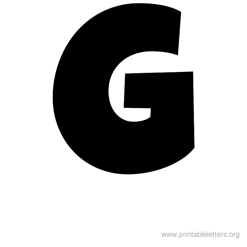 7 Best Images of Printable Large Alphabet Block Letter G - Printable ...