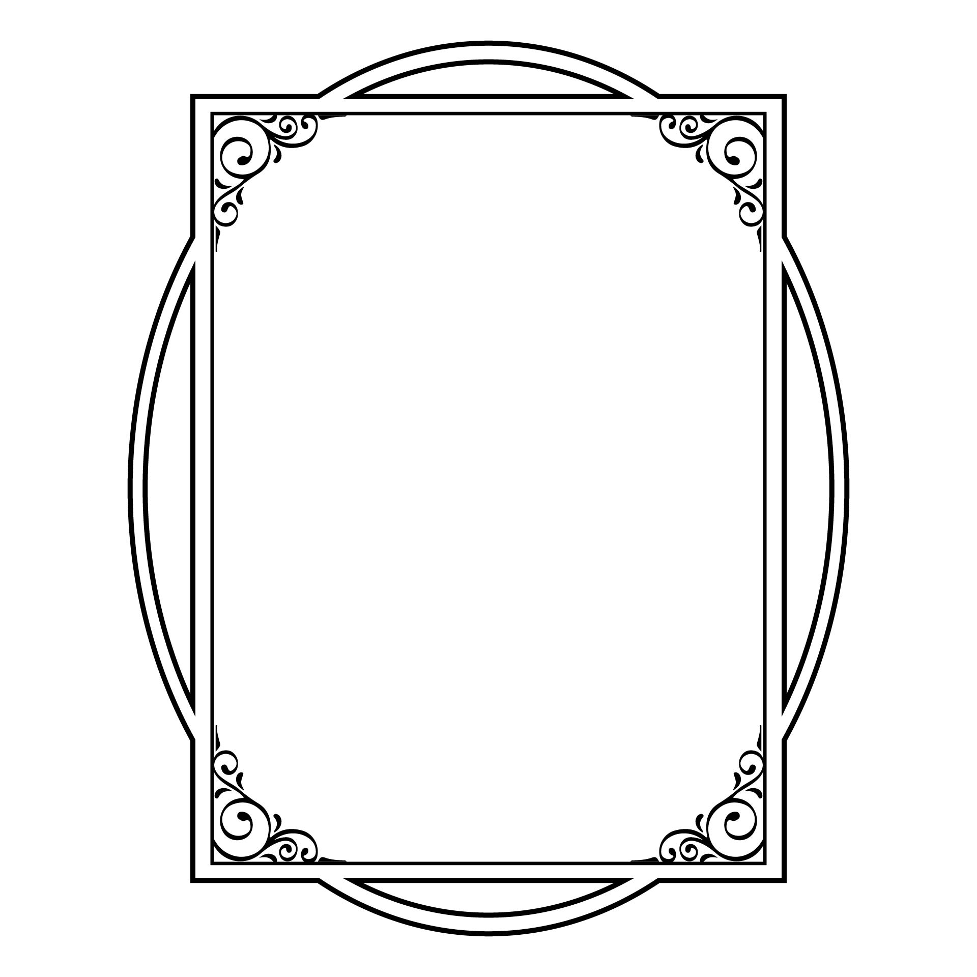 10 Best Paper Frame Template Printable