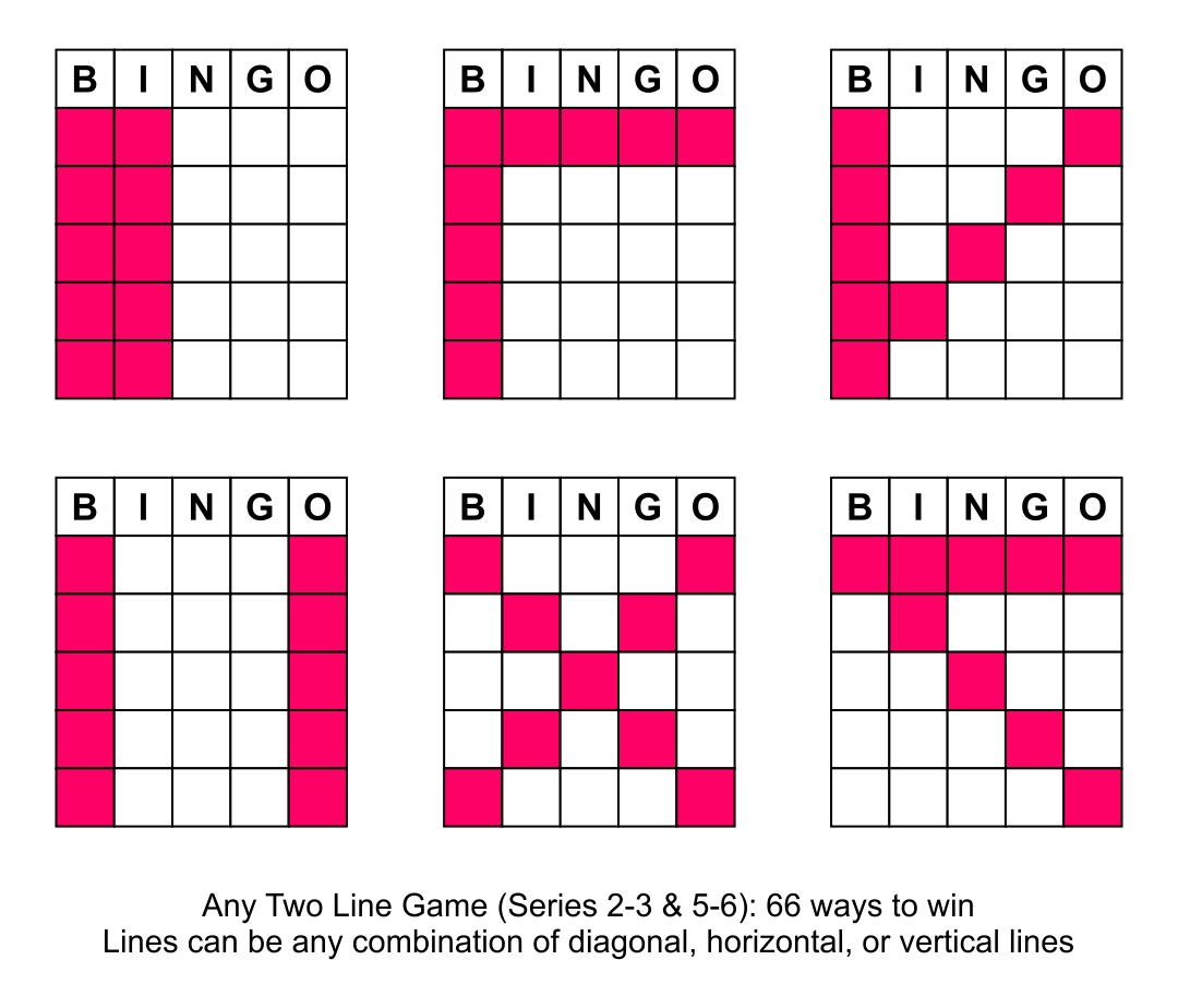 Printable Bingo Game Patterns
