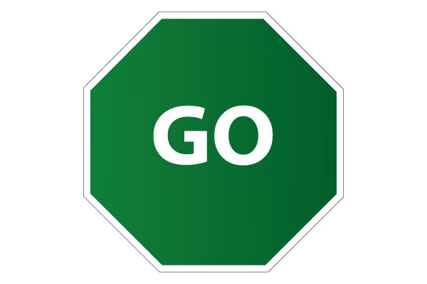 Printable Go Sign