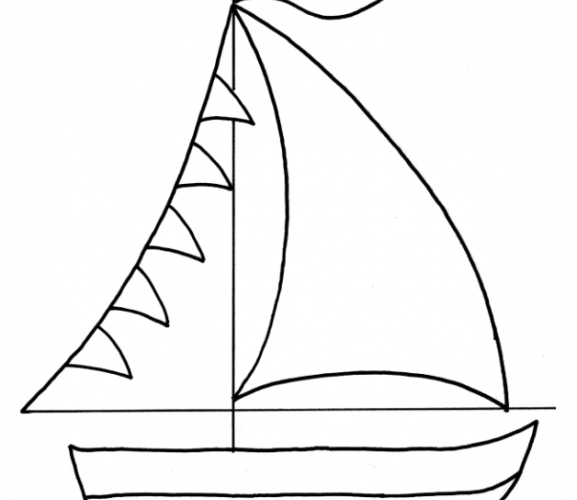 Sail for Sailboat Craft Templates