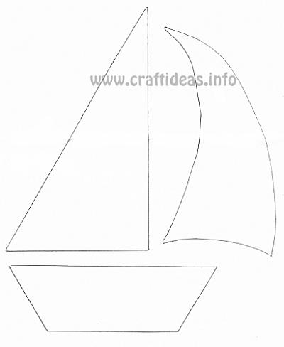 Sailboat Craft Pattern