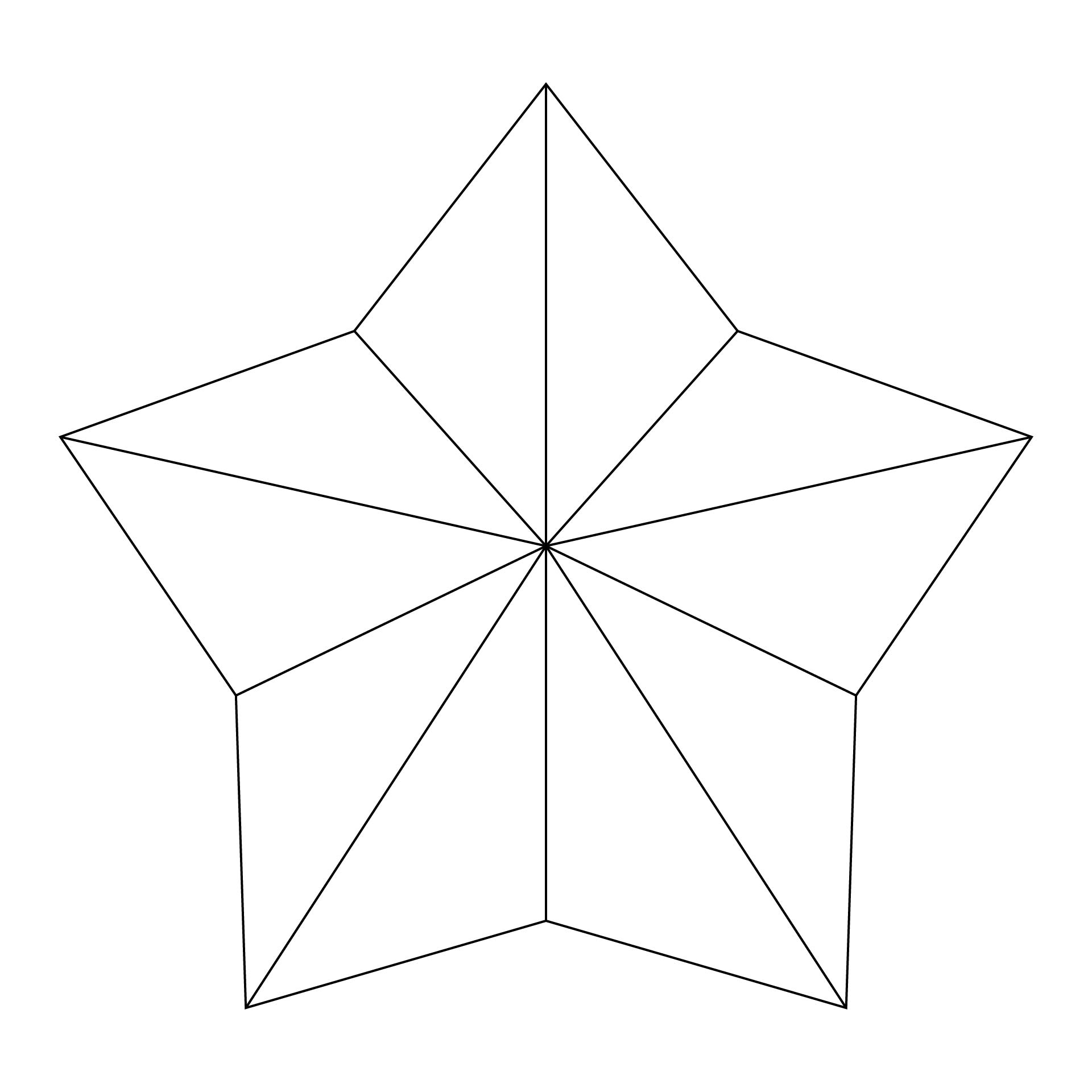 10 Best Printable Cut Out Star Shape Printablee