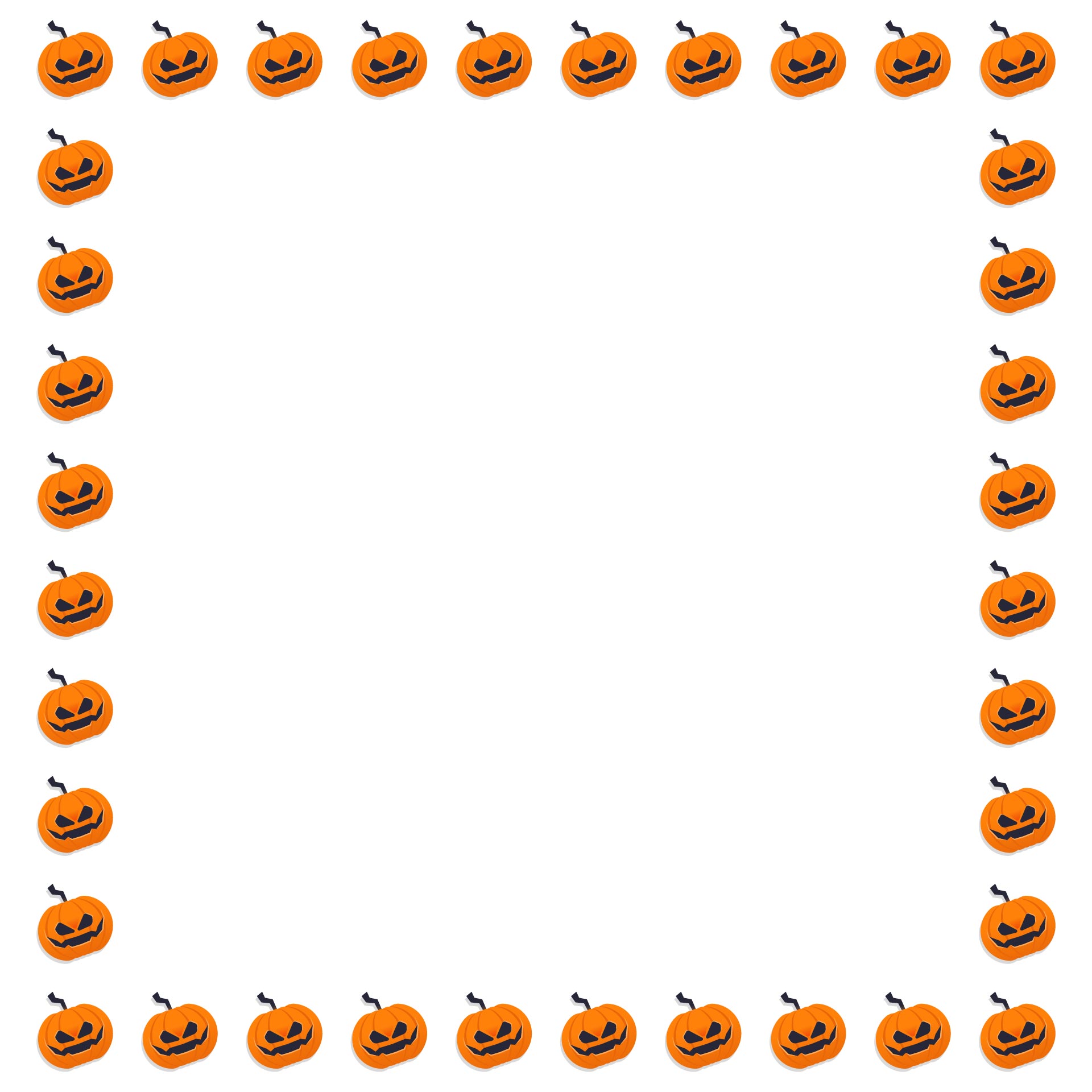 10 Best Printable Halloween Border Paper Printablee