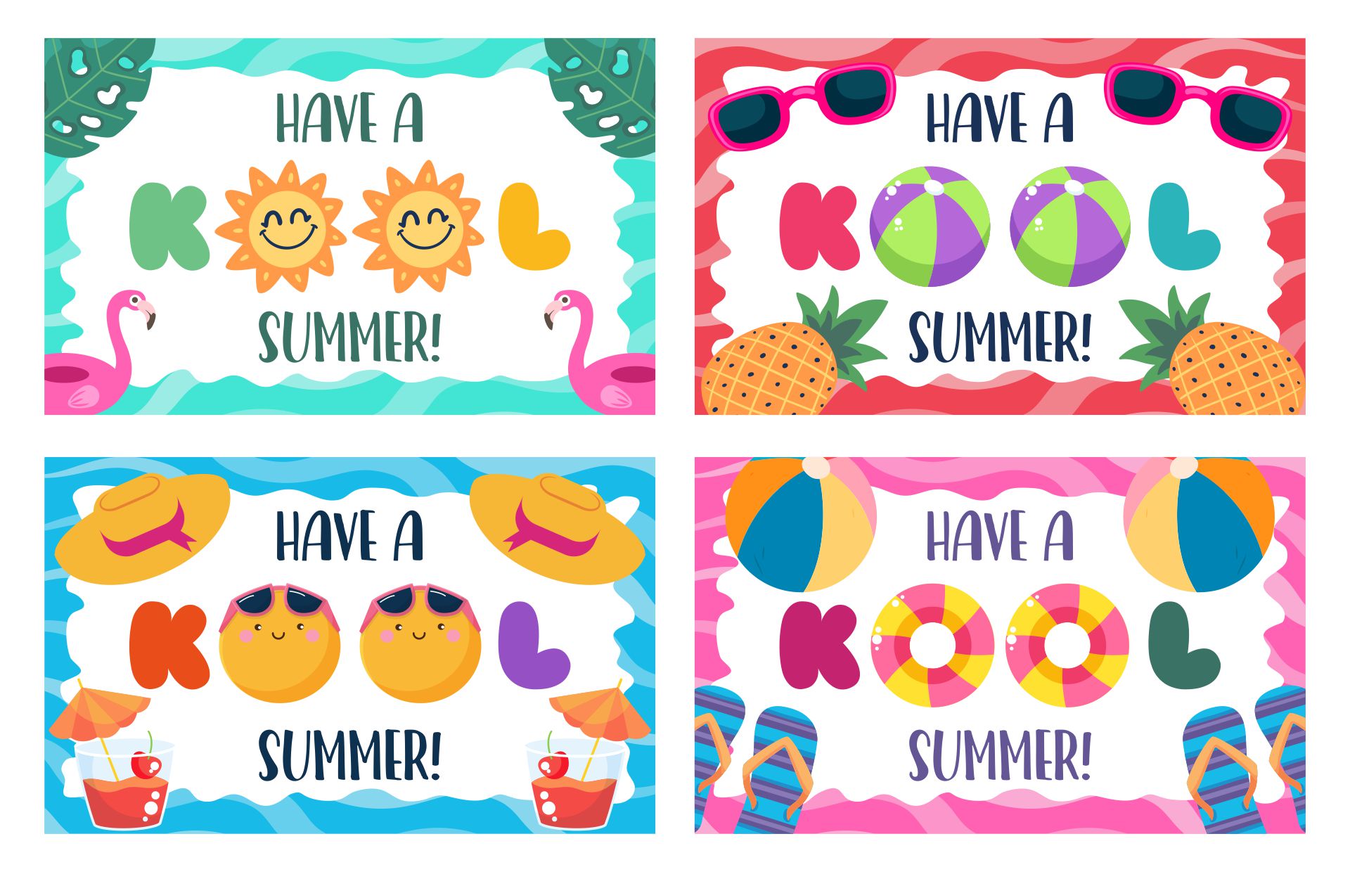 Have A Kool Summer Tag Printable End Of Year Gifts