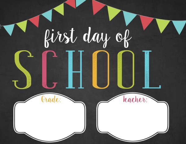 2015 Printable First Day School