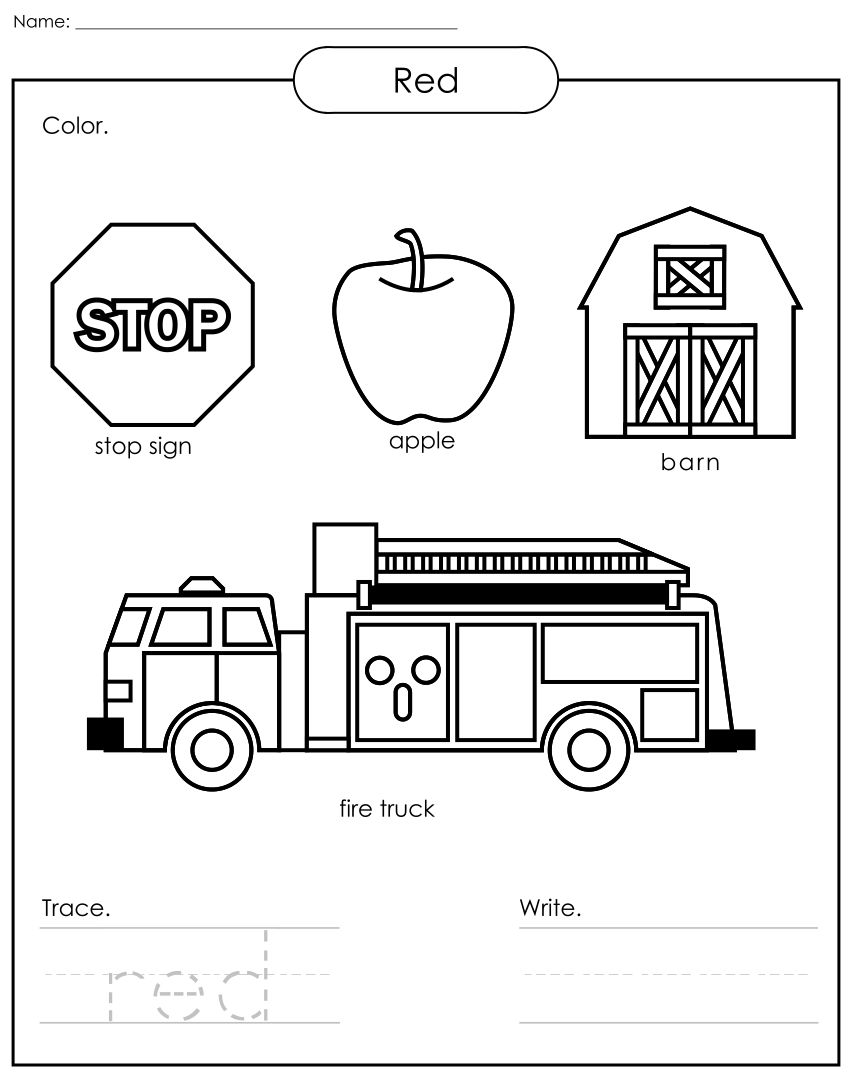 10 Best Free Printable Preschool Worksheets Colors Printablee