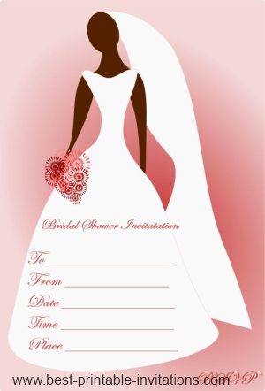 Printable Bridal Shower Invitations