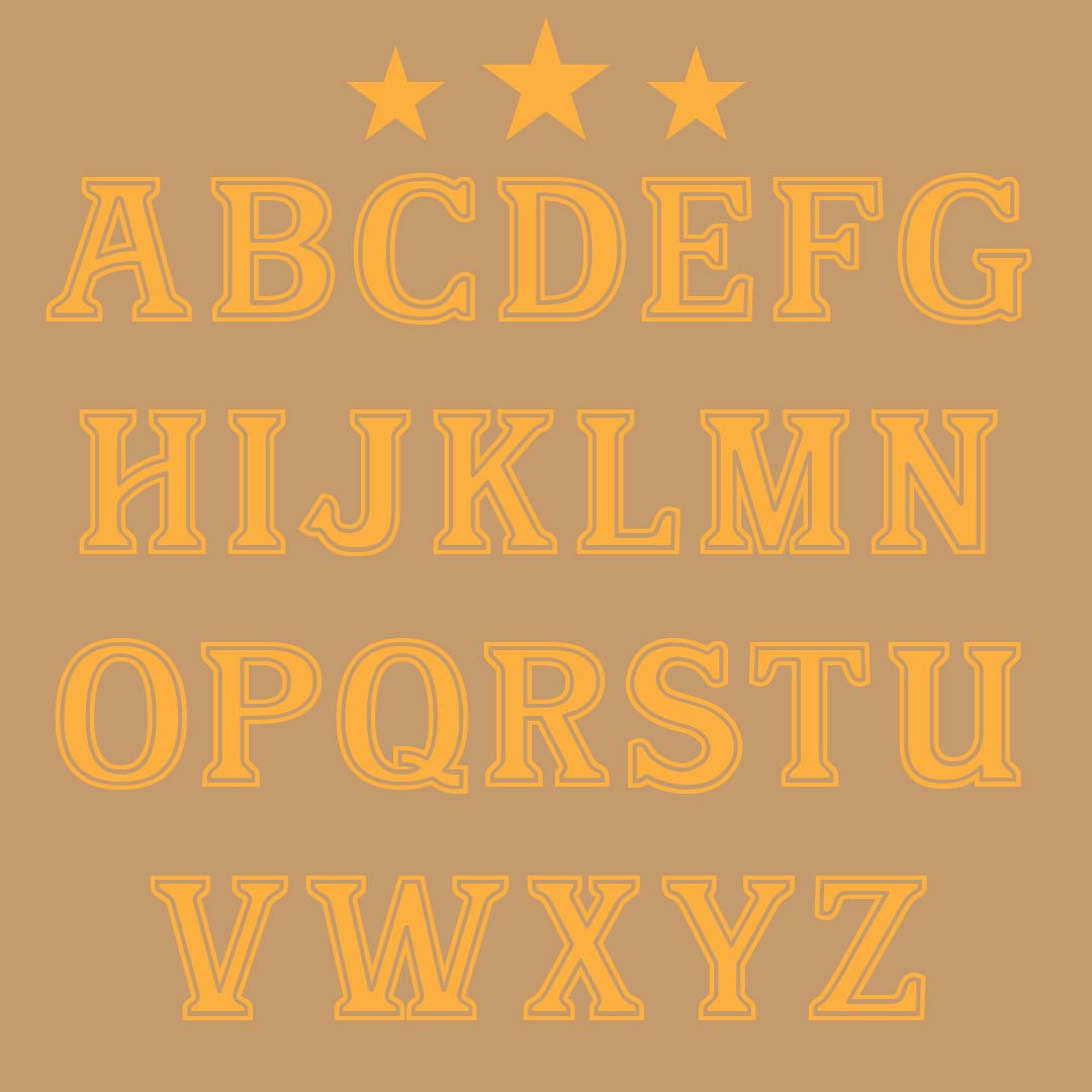 10 Best Printable Western Alphabet Letters Printablee