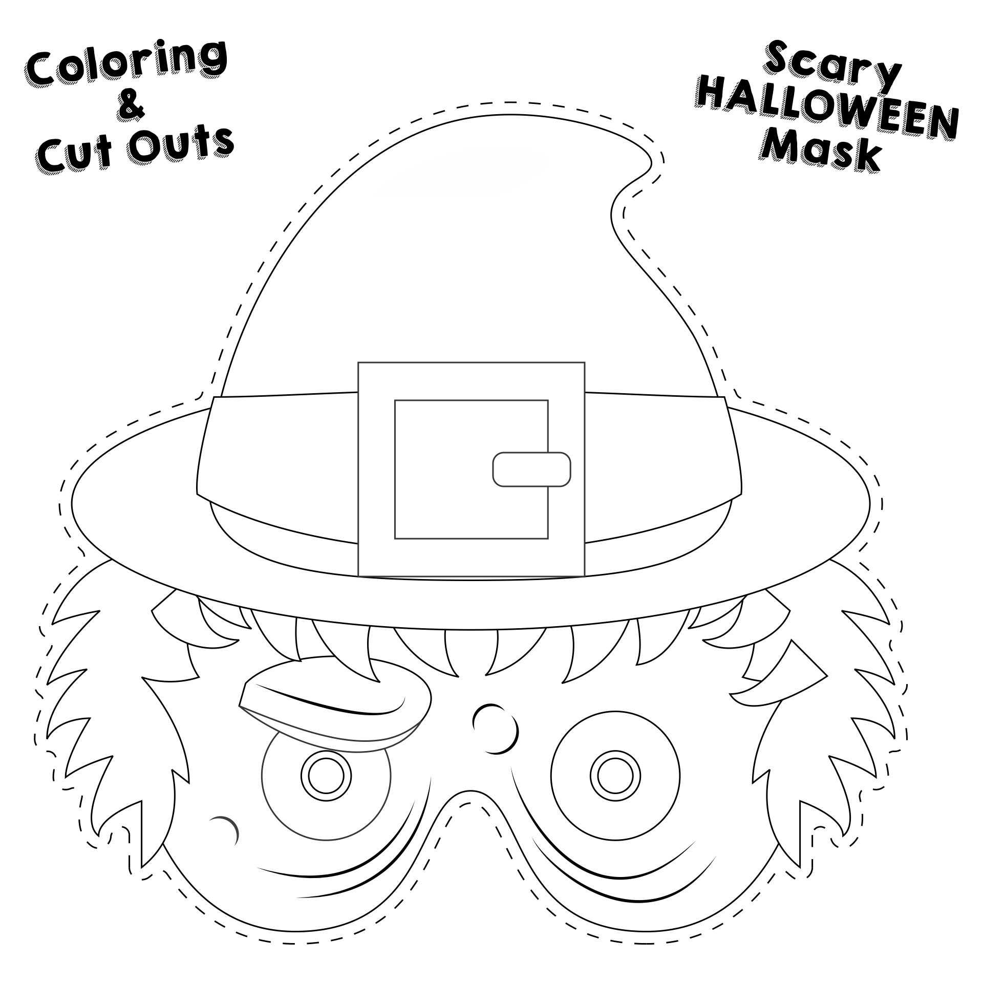 Halloween Cutouts - 15 Free PDF Printables | Printablee