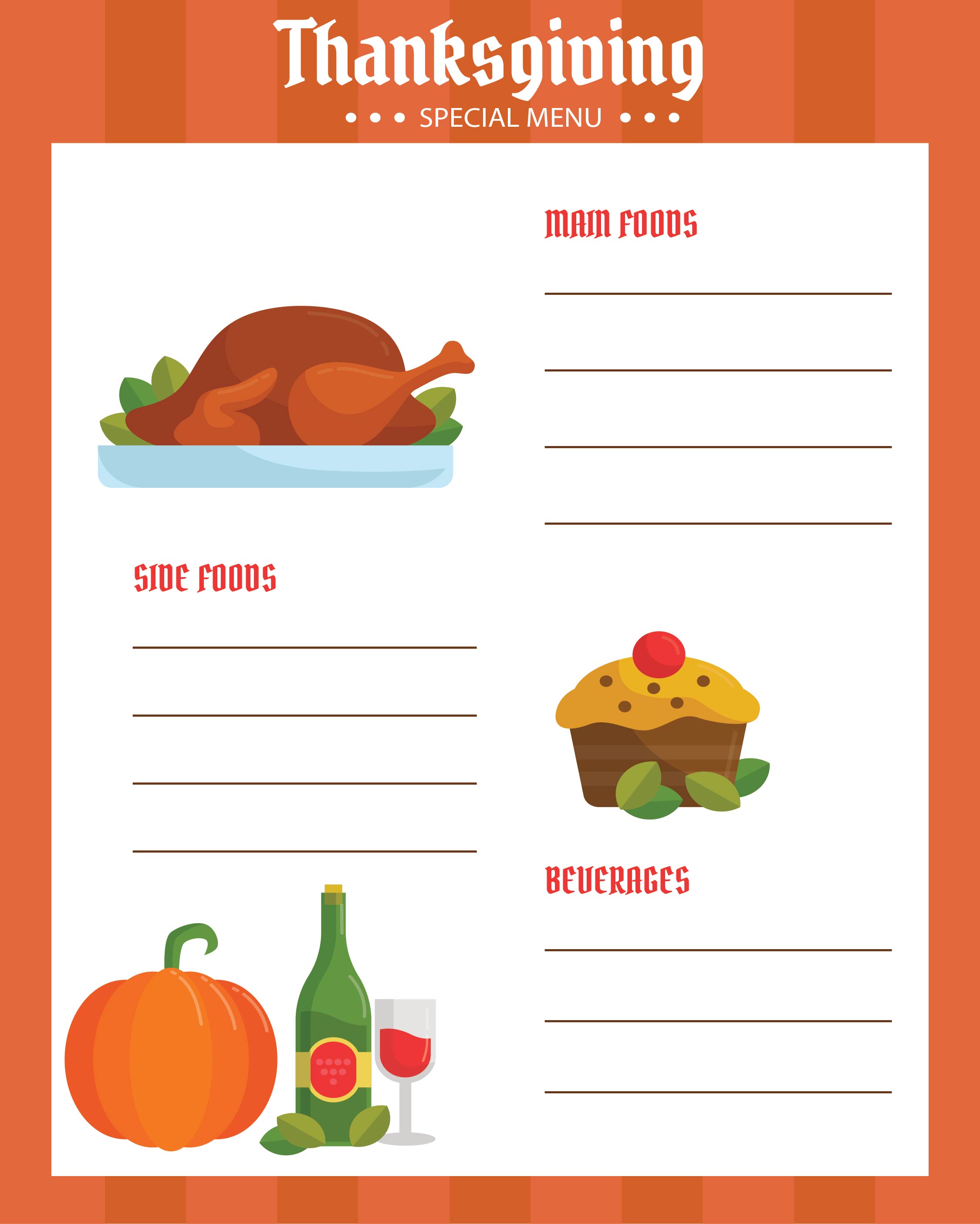 thanksgiving-menu-templates