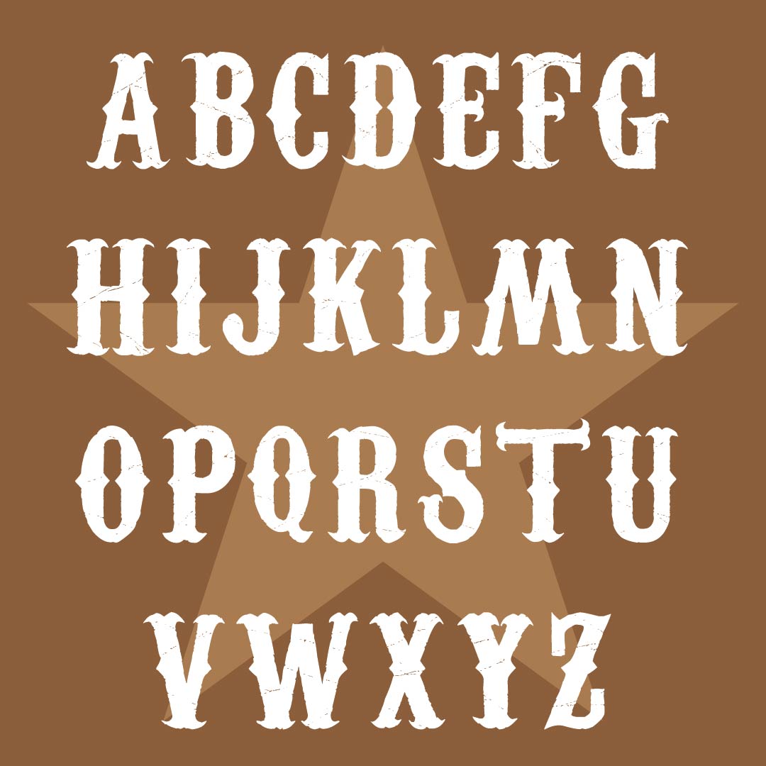 Free Printable Western Fonts PRINTABLE TEMPLATES