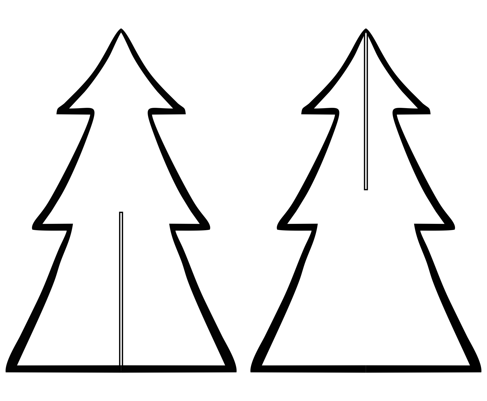 Free Printable 3d Christmas Tree Template