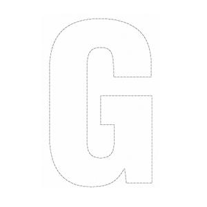 Capital Letter G Outline