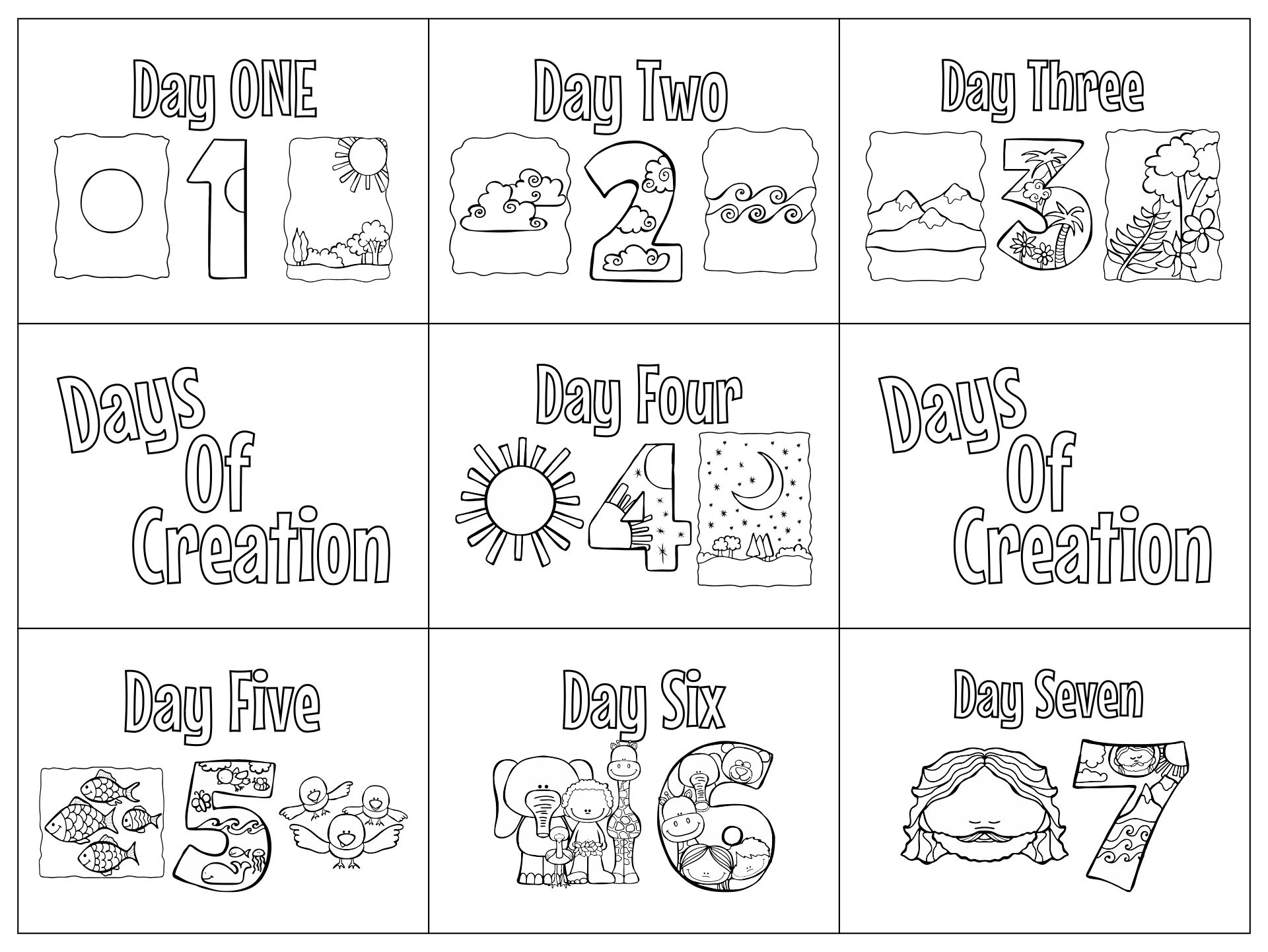 20 Best Free Printable Creation Activity Pages PDF for Free at Printablee
