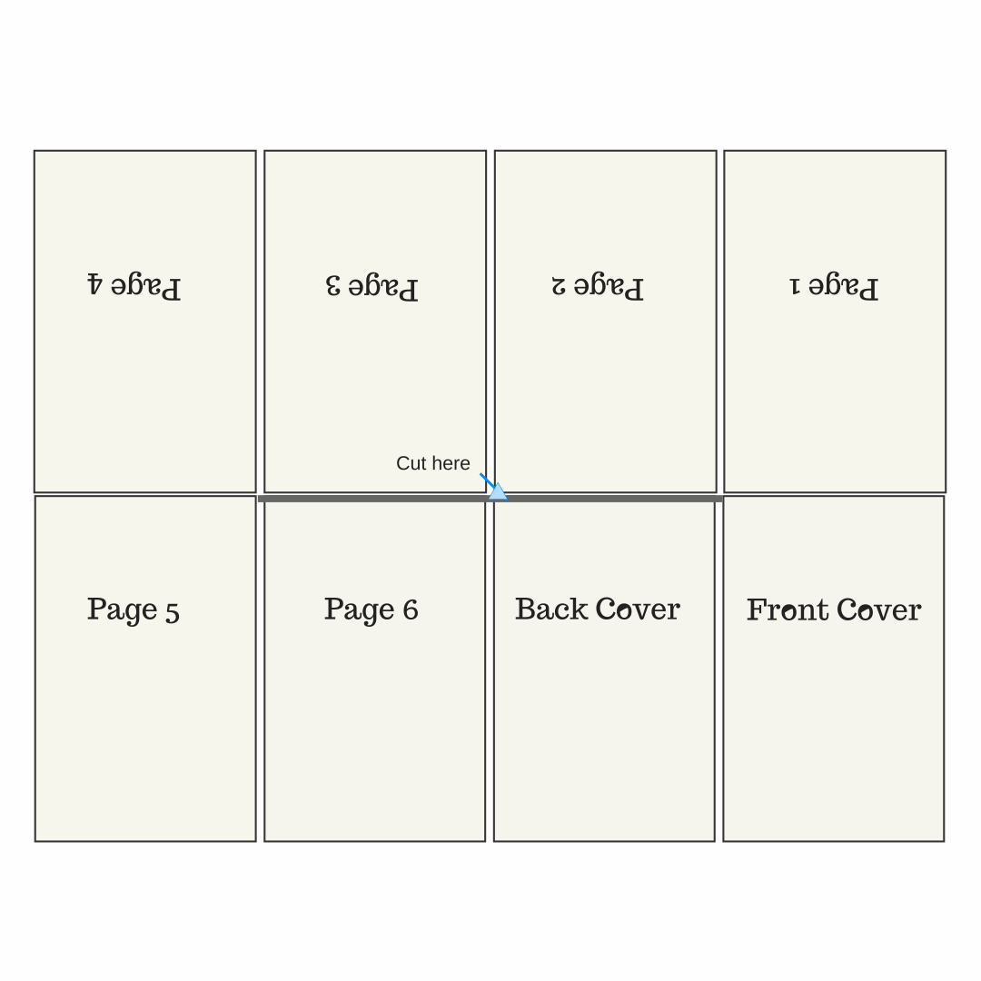 Free Printable Blank Mini Book Template