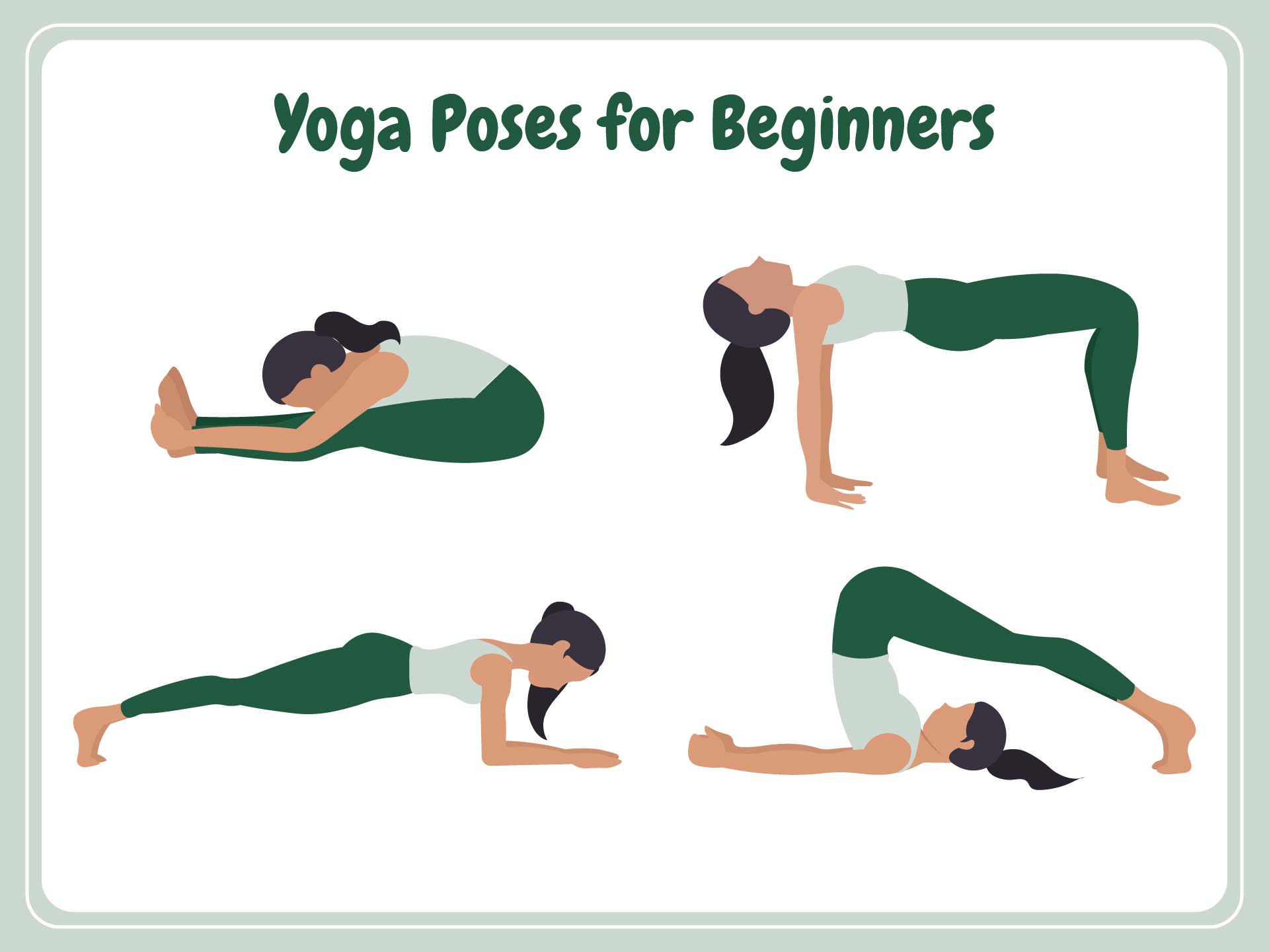 free printable yoga poses for beginners 178575