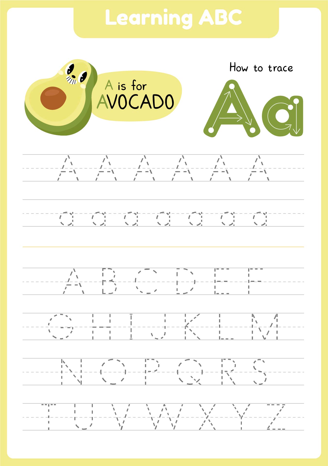 10 Best Free Printable Alphabet Tracing Letters - printablee.com