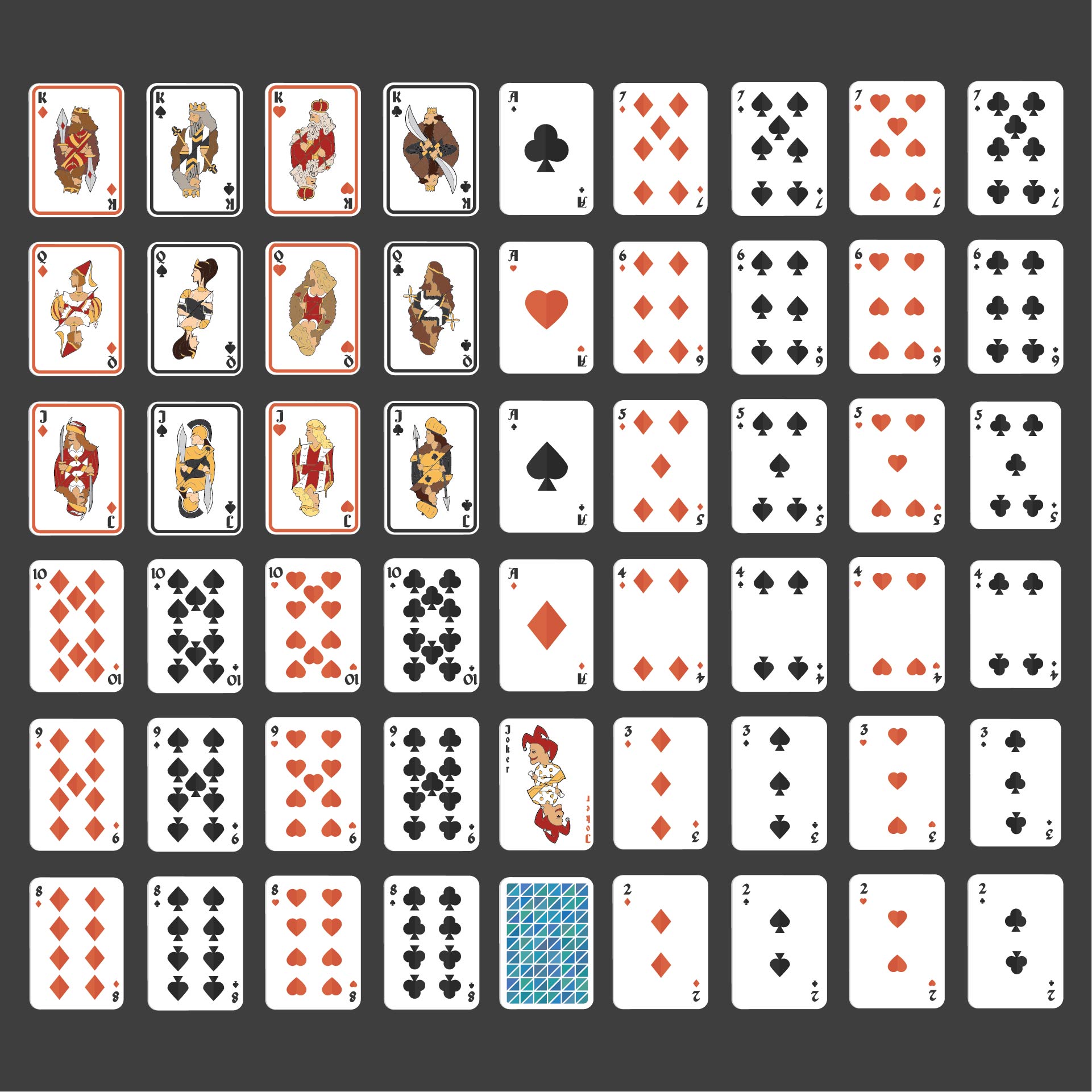 Deck Of Cards 10 Free PDF Printables Printablee