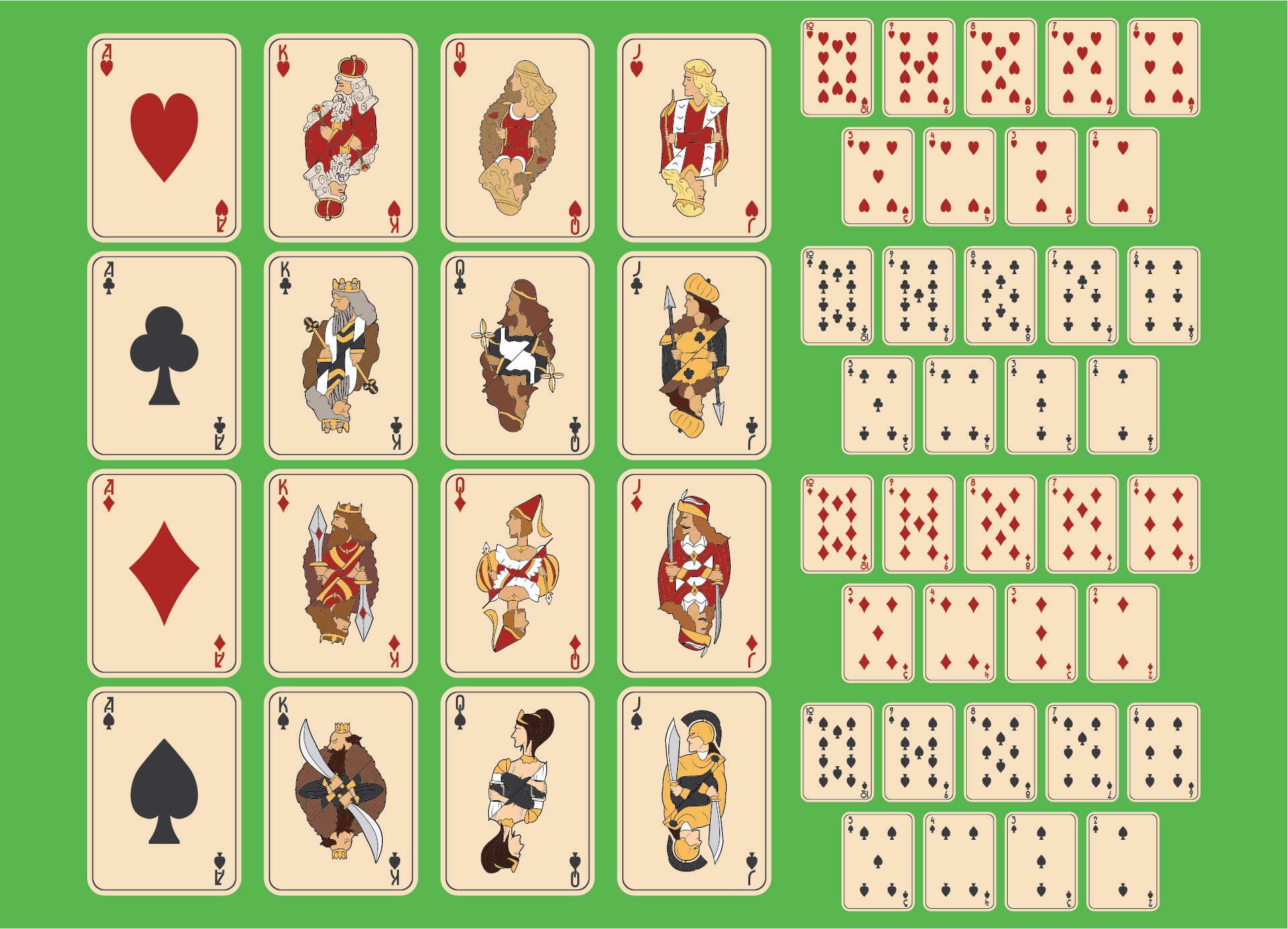 Free Printable Giant Playing Cards Printable Templates