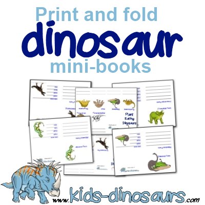 Printable Dinosaur Book