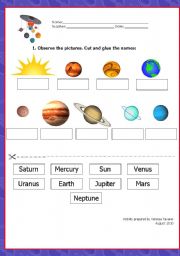 4 Best Images of Planets Solar System Printable Worksheets Popsicle ...
