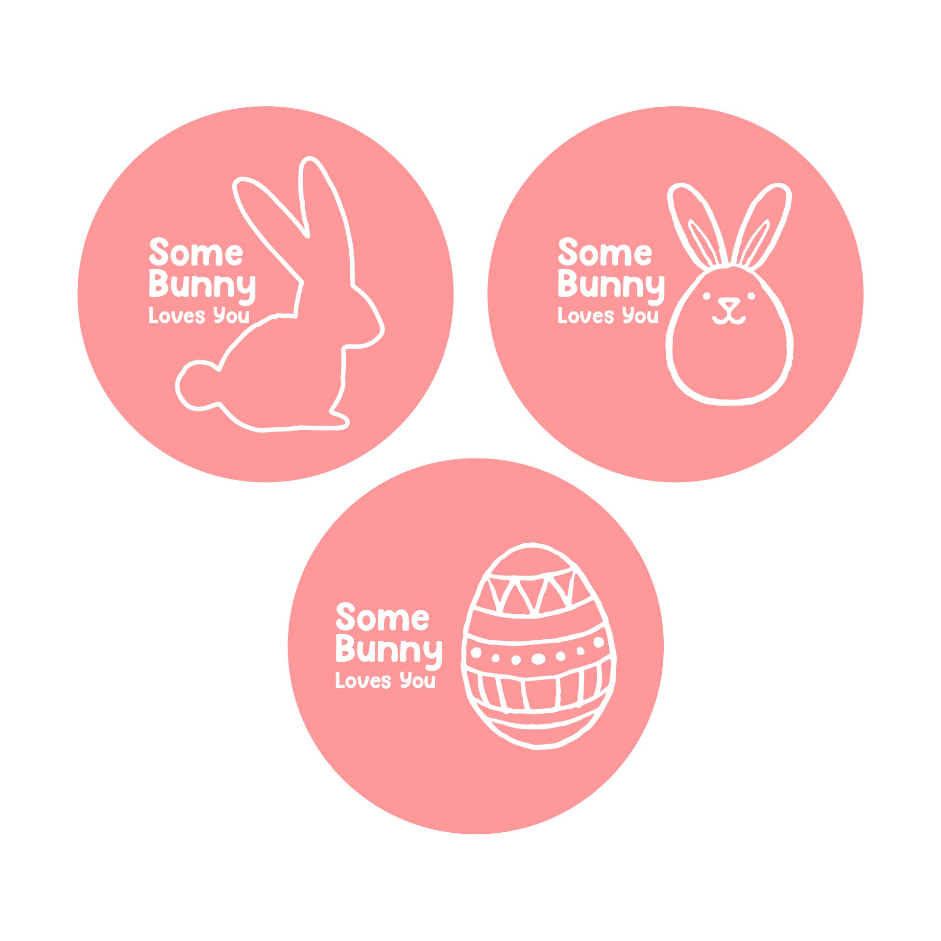Bunny From Easter Cute Printable Tags