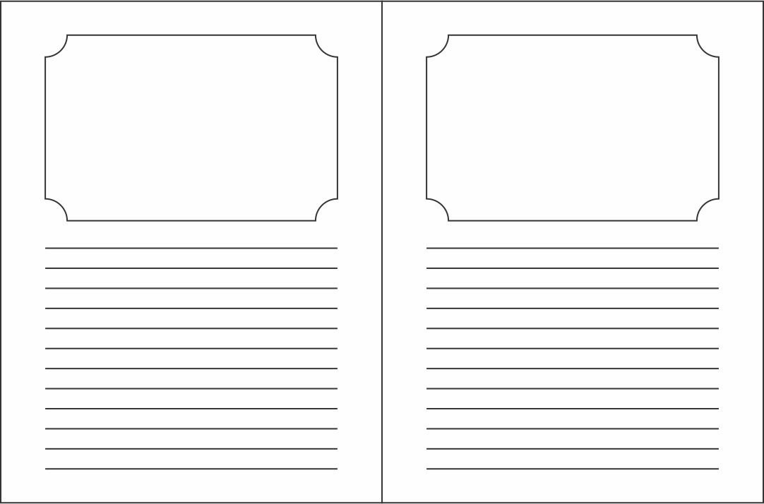 Blank Book Template Printable