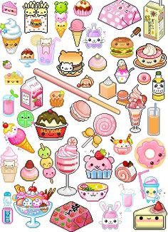 5 Best Images of Printable Food Stickers Kawaii - Erin Condren Planner ...