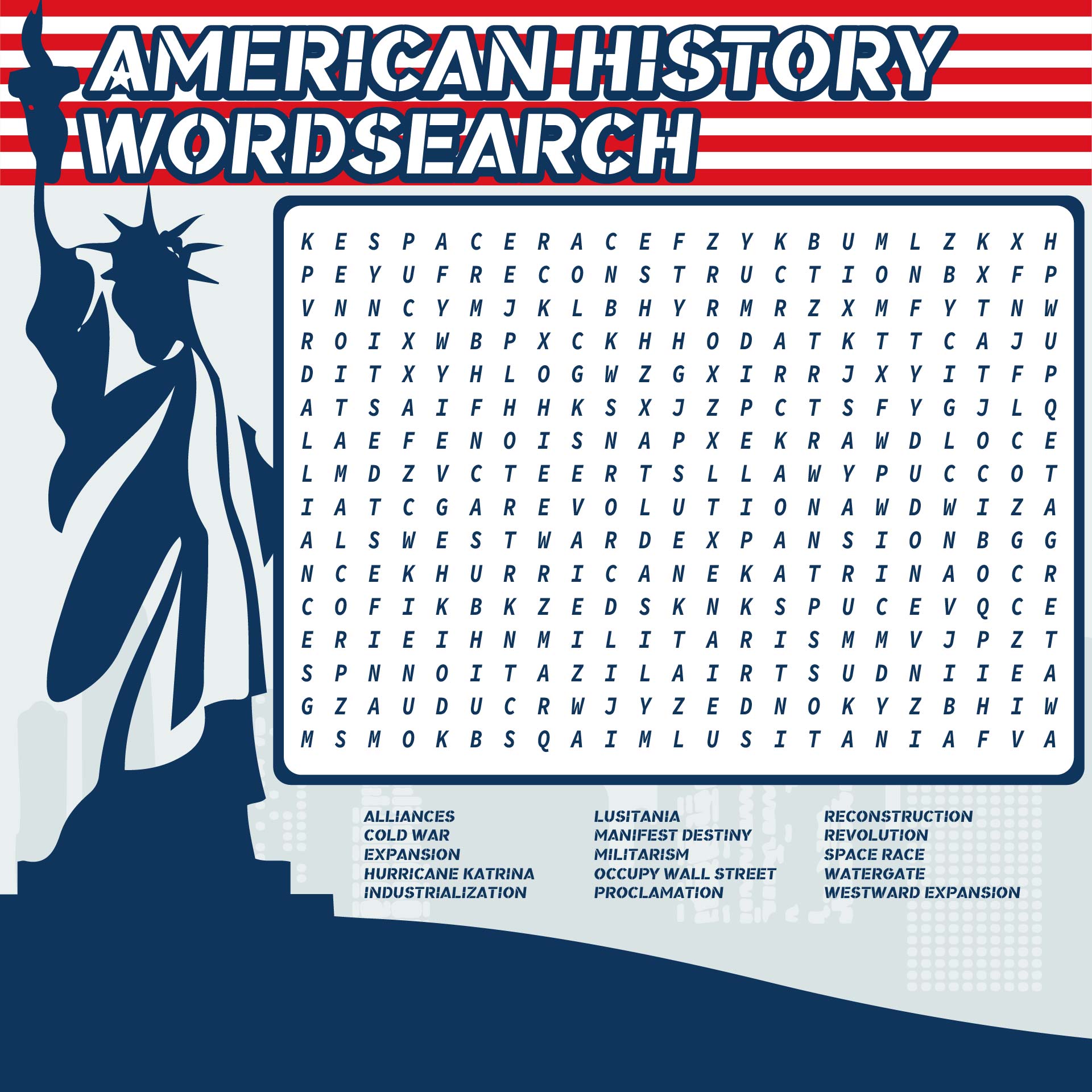 4 Best History Word Search Puzzles Printable PDF For Free At Printablee