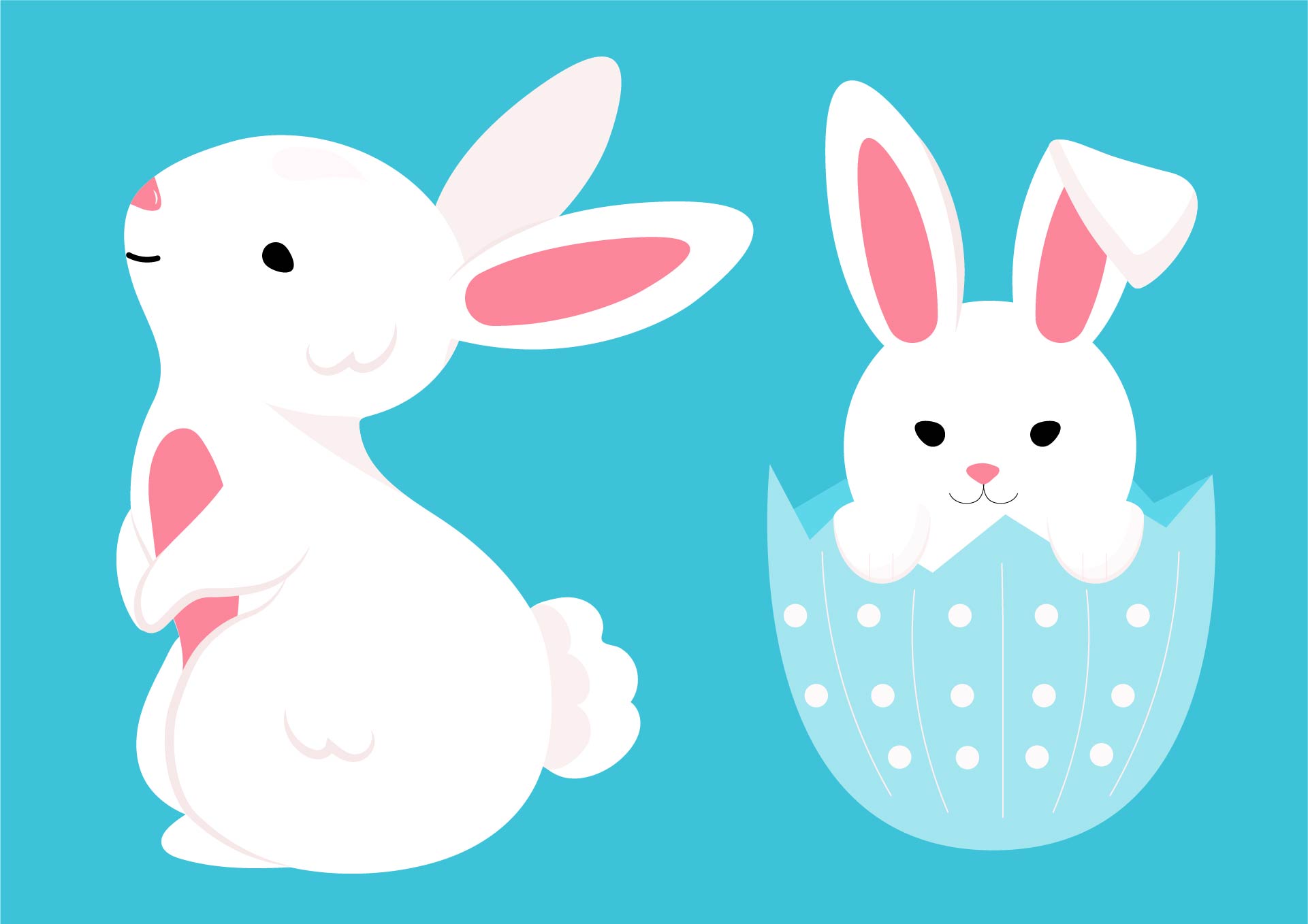 Easter Bunny Free Printable Images - Printable Templates Free
